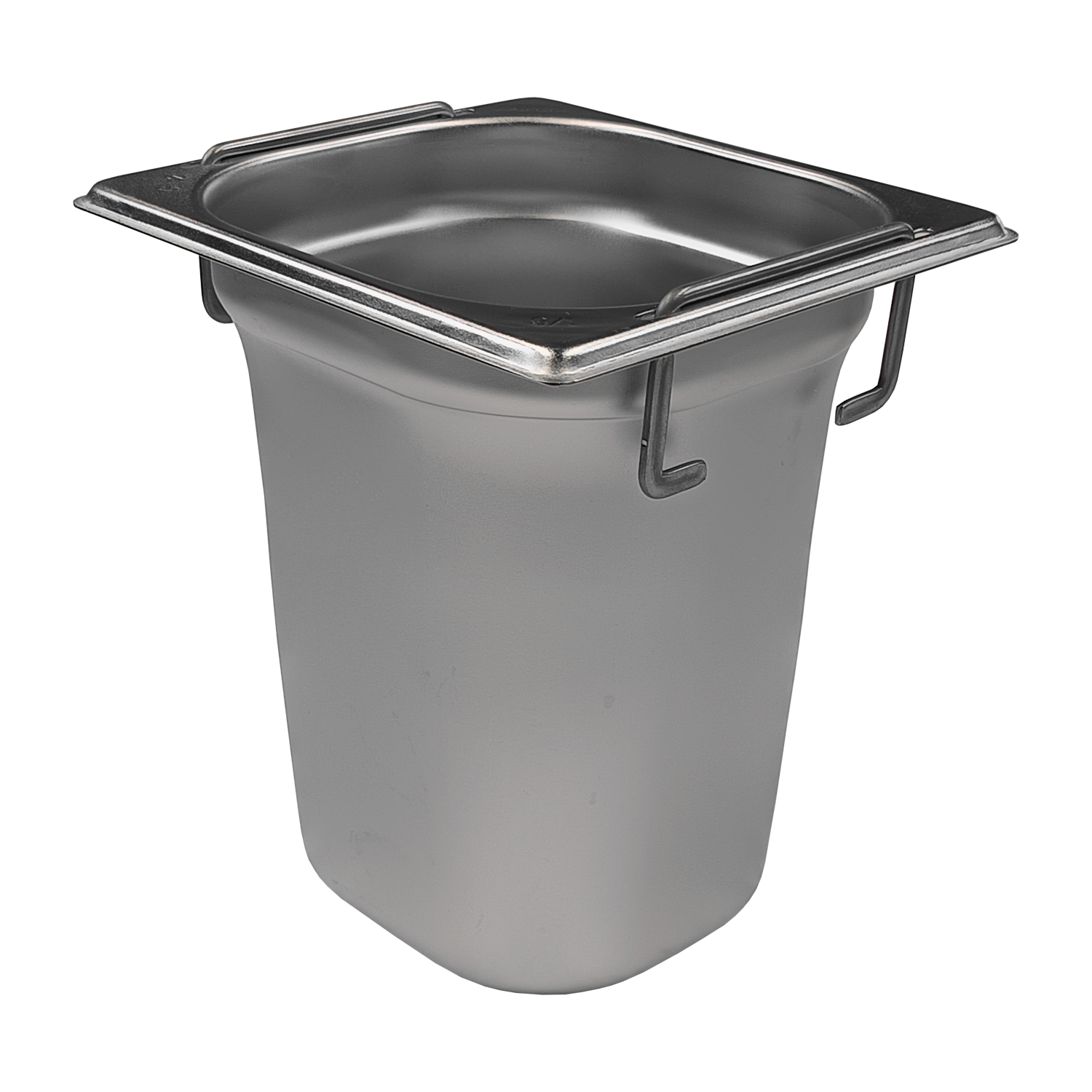 Gastronádoba GN 1/6 - 200 ucha zasouvací nerezová | REDFOX - GN 1/6-200 U