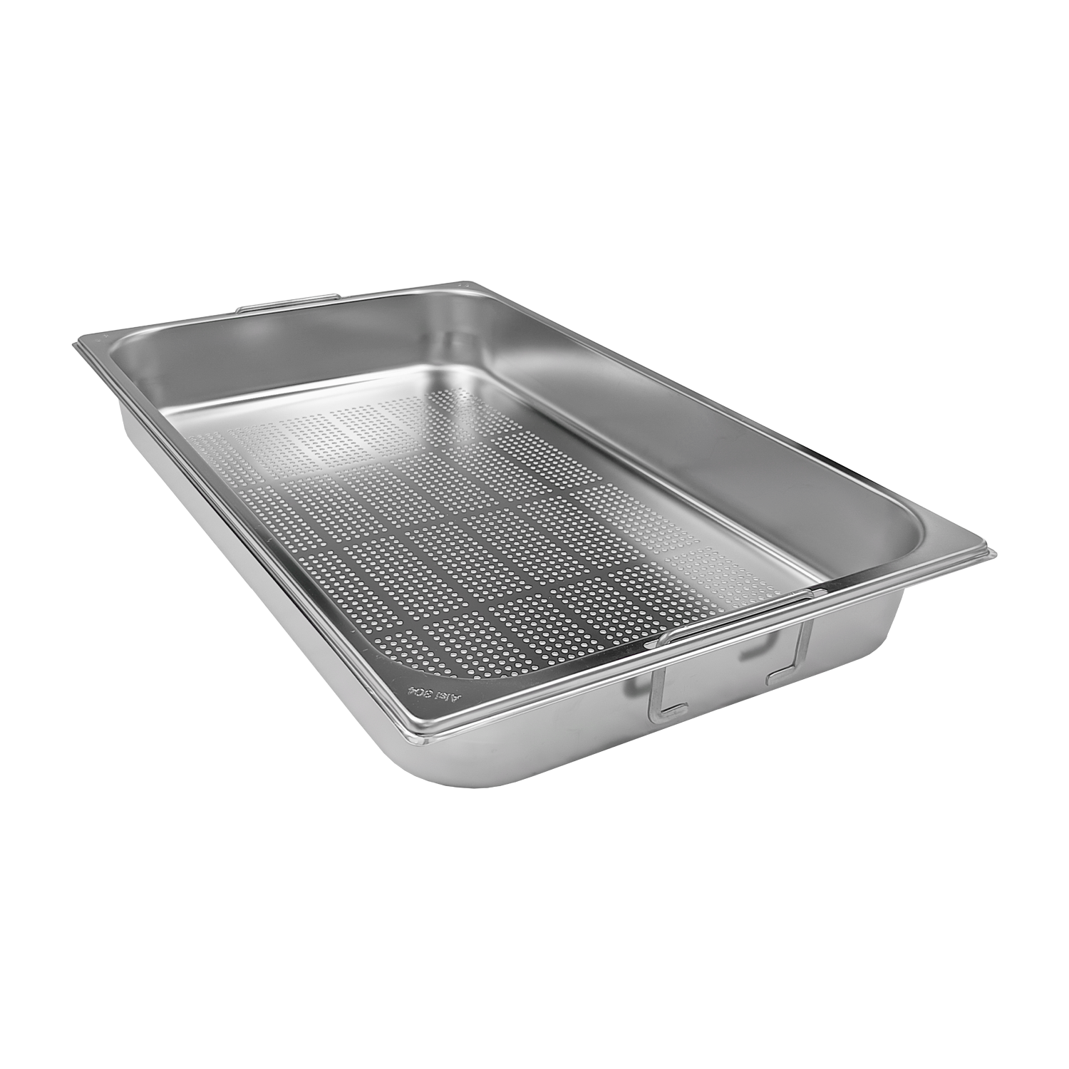 Gastronádoba děrovaná GN 1/1 - 65 ucha zasouvací nerezová | REDFOX - GND 1/1-65 U