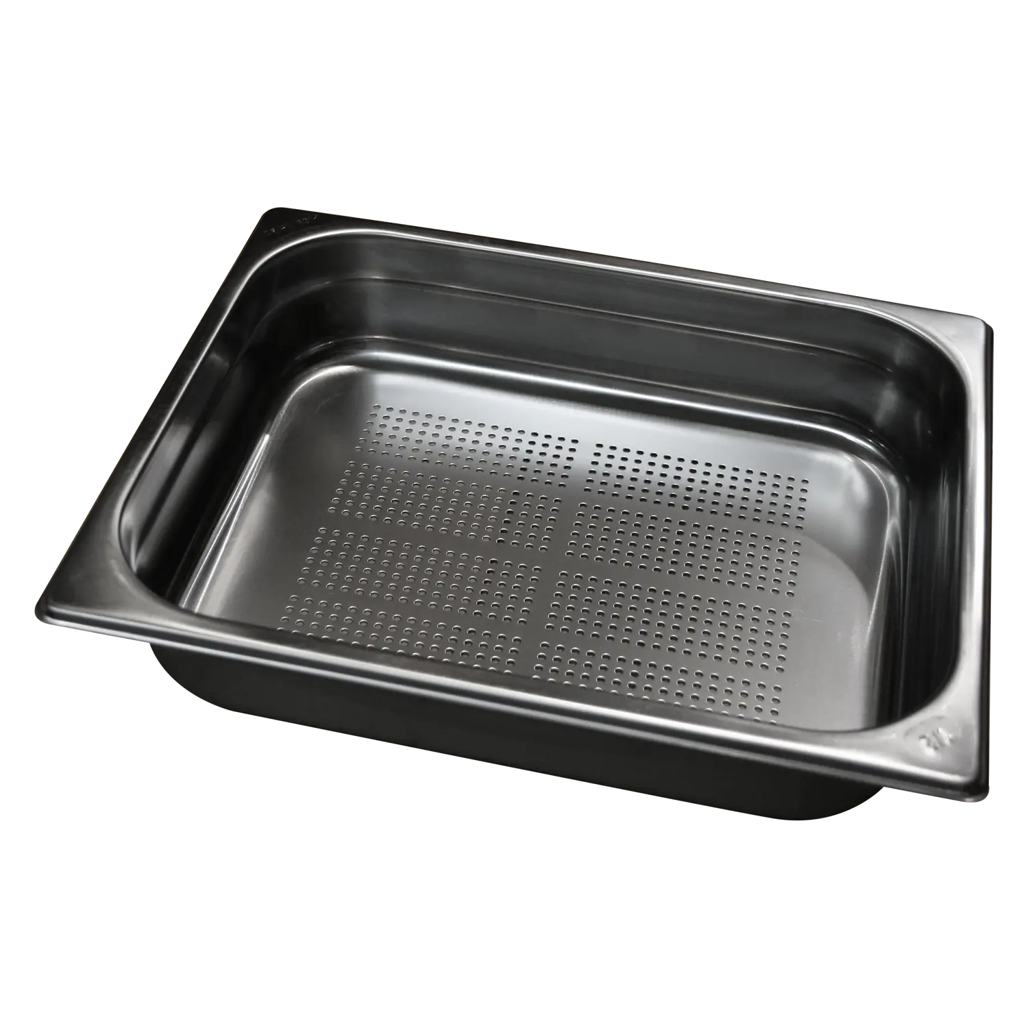 Gastronádoba děrovaná GN 1/2 - 150 ucha zasouvací nerezová | REDFOX - GND 1/2-150 U