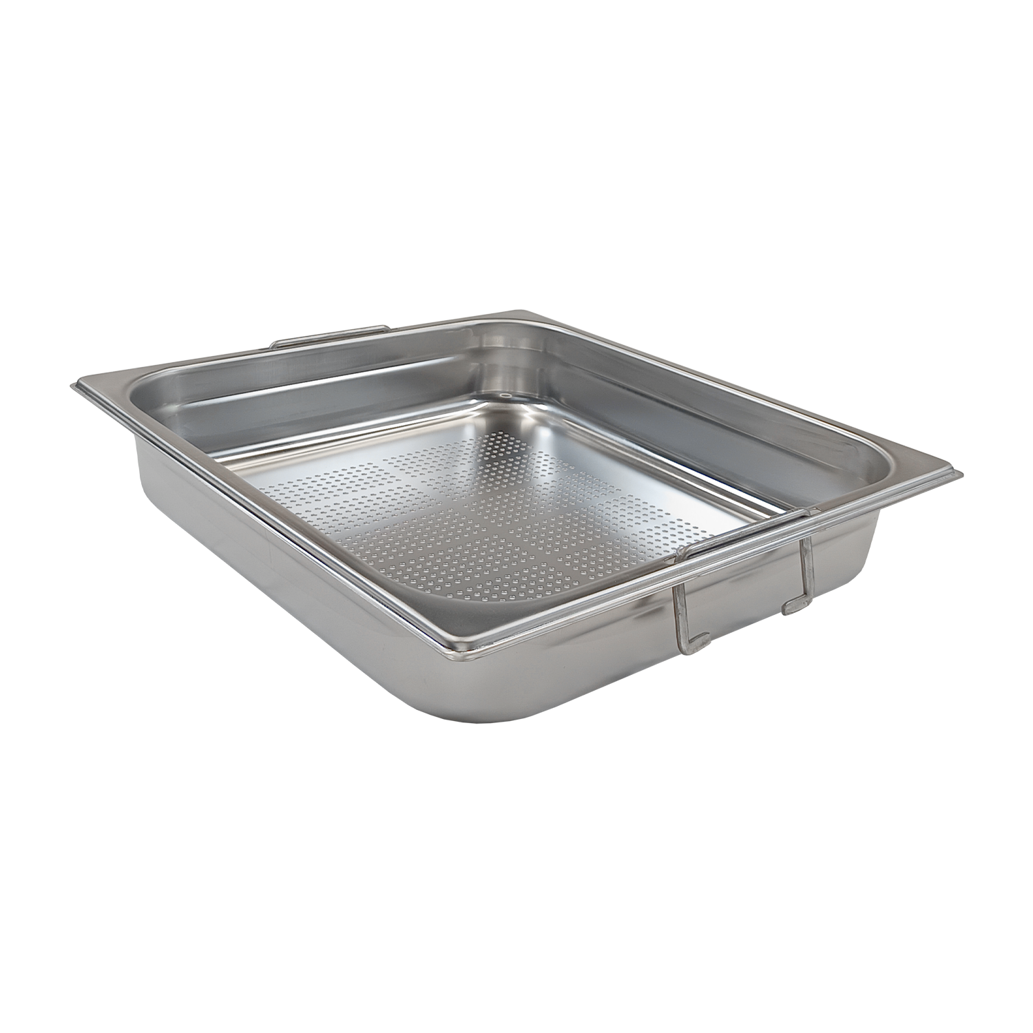 Gastronádoba děrovaná GN 2/3 - 65 ucha zasouvací nerezová | REDFOX - GND 2/3-65 U