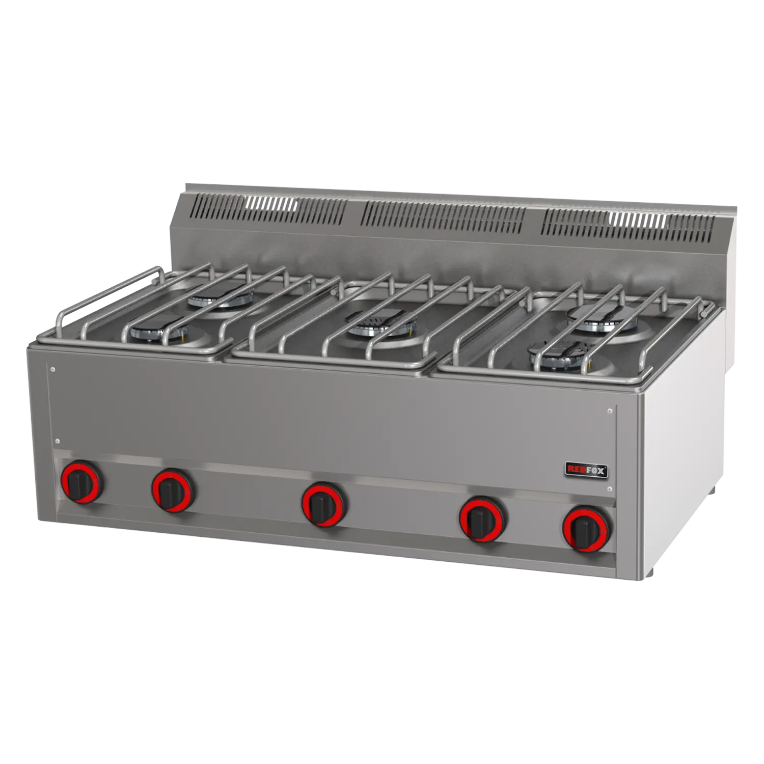 Sporák plynový 5x hořák bez podestavby | REDFOX - SP 90/5 GL