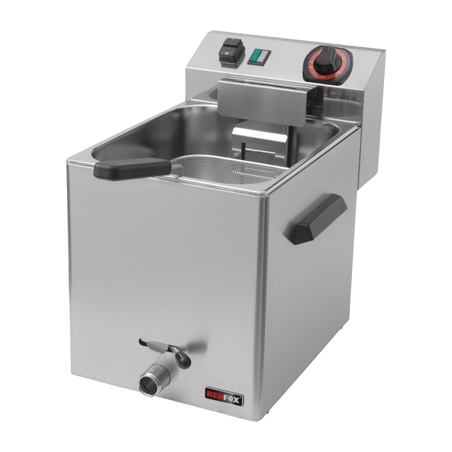 Electric pasta cooker with outlet 8 l tabletop - 3x basket 230 V | REDFOX - VT 07 E/V 3b