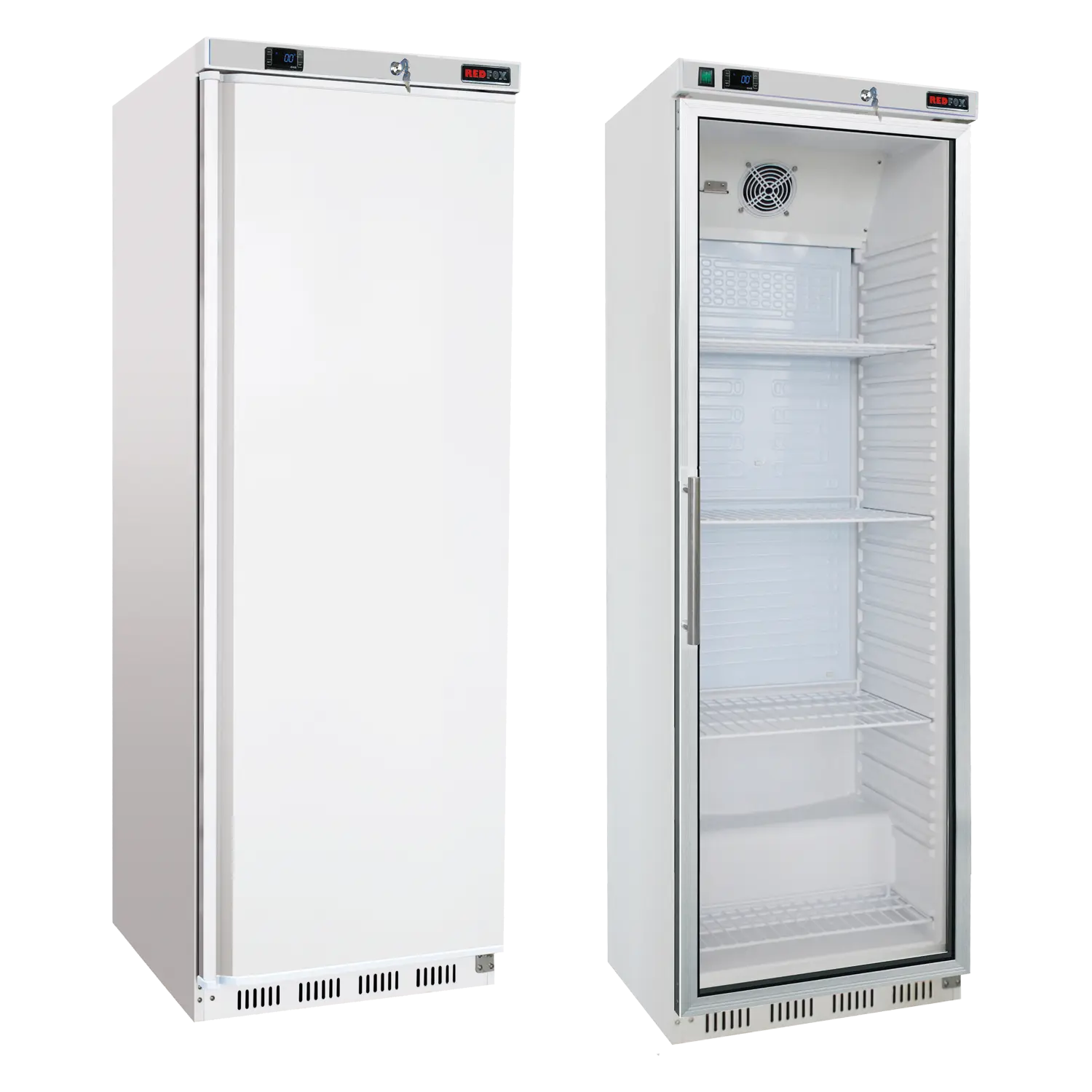 Cooling cabinet 350 l 4x shelf, white | REDFOX - HR 400