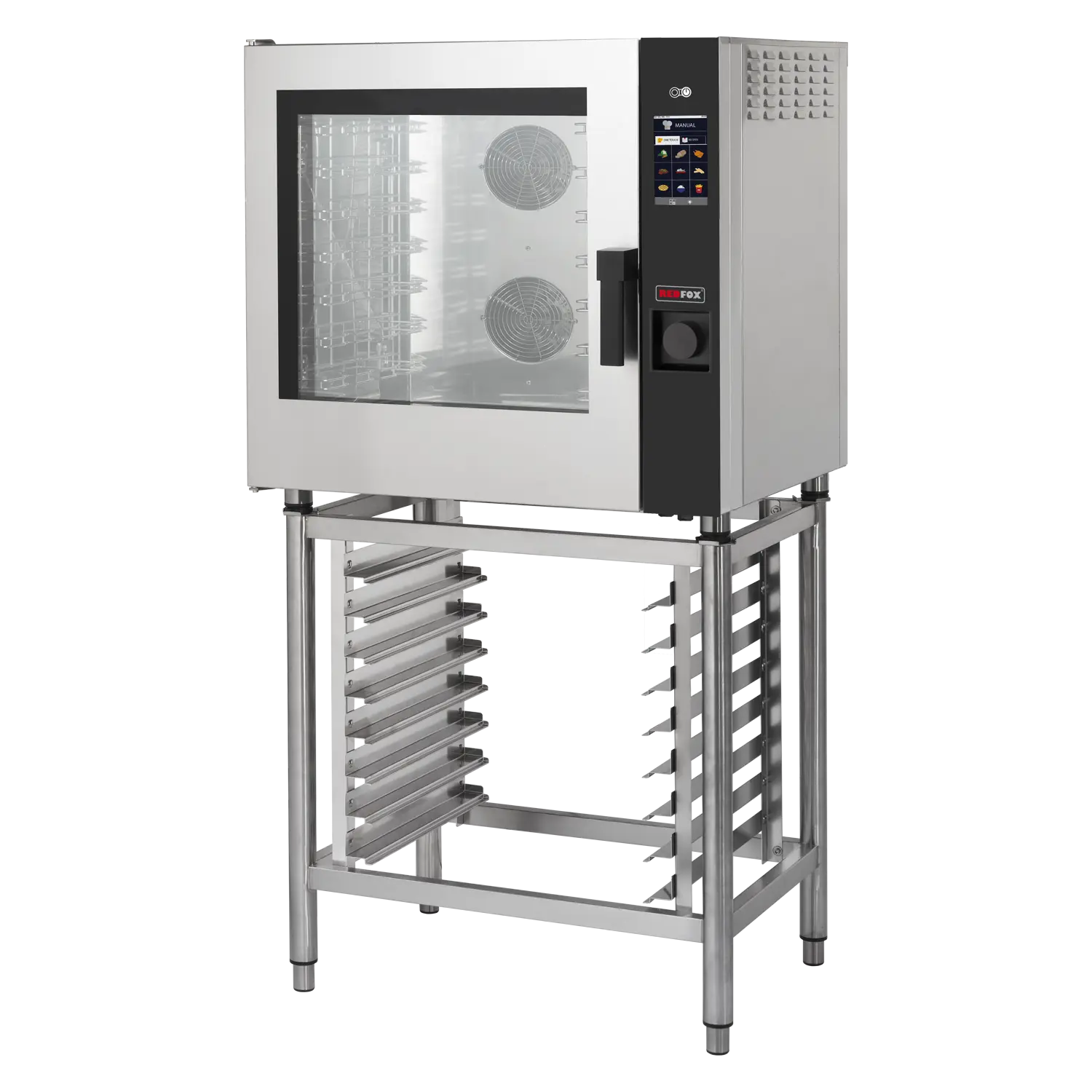 Konvektomat elektrický 7x GN 1/1, 12,6 kW, nástřik, dotykový, automatická mytí, levé dveře | REDFOX - MPD 0711 X ELAM