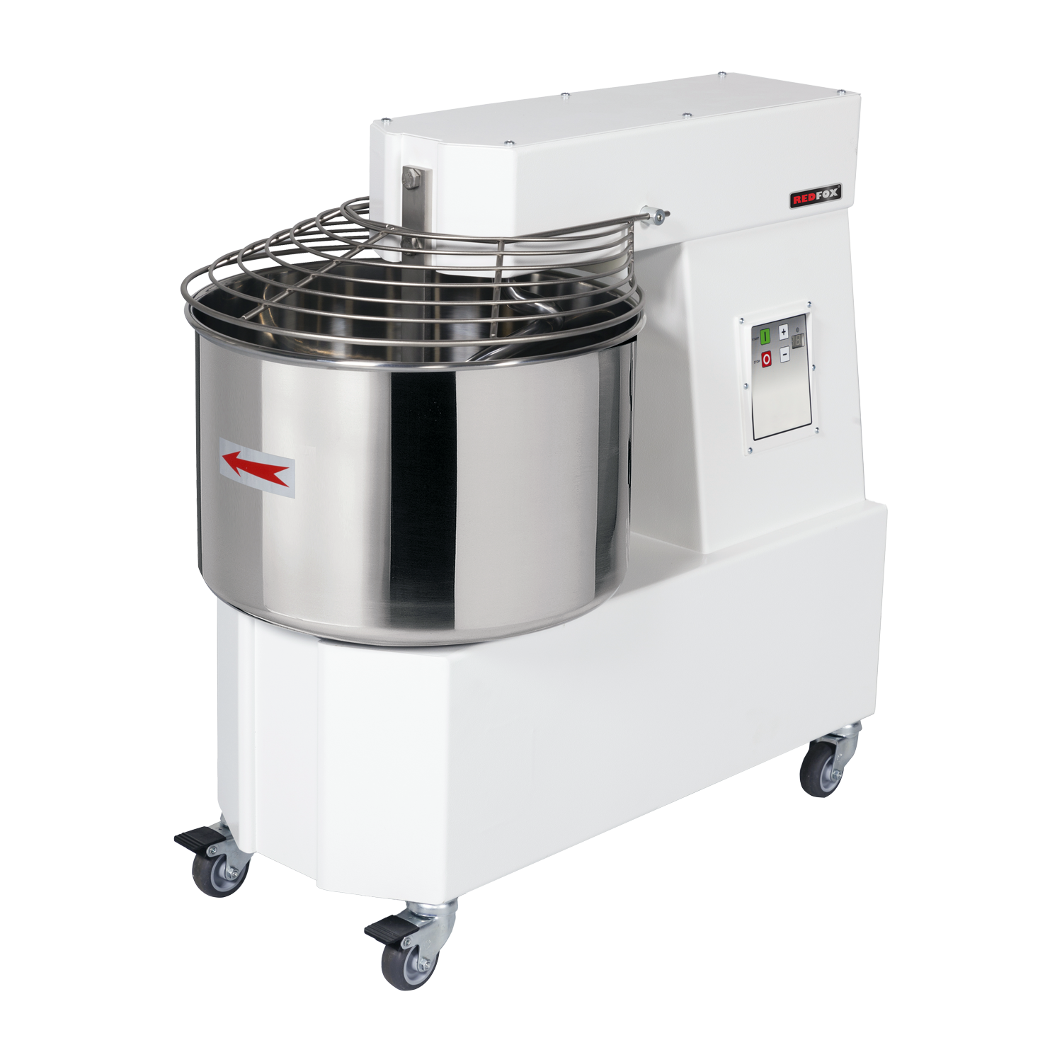 Spiral mixer kneader 1 speed fixed head 53 l 400 V | REDFOX - HTF 53 T