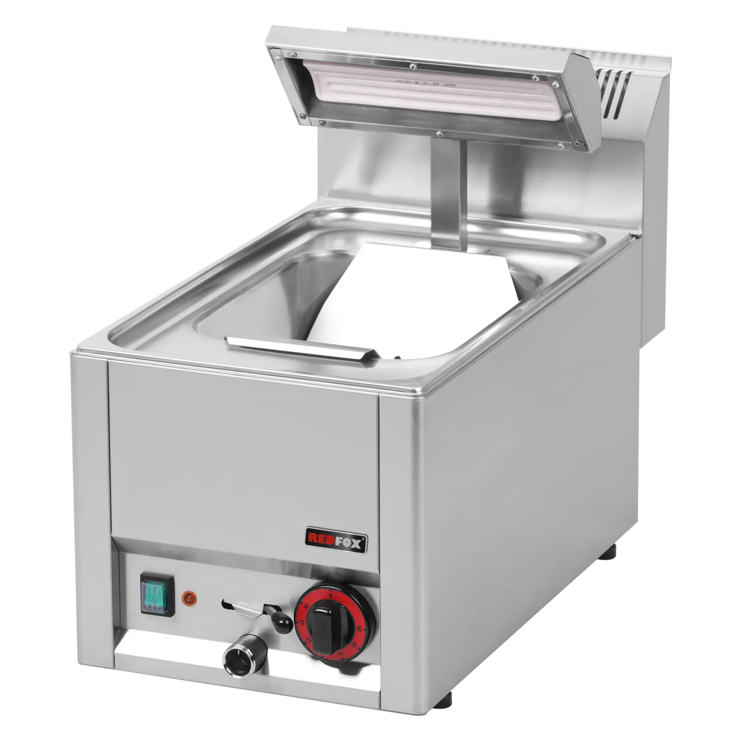 Chip scuttle heated from above and bellow ceramic heat lamp | REDFOX - UH 30 EL