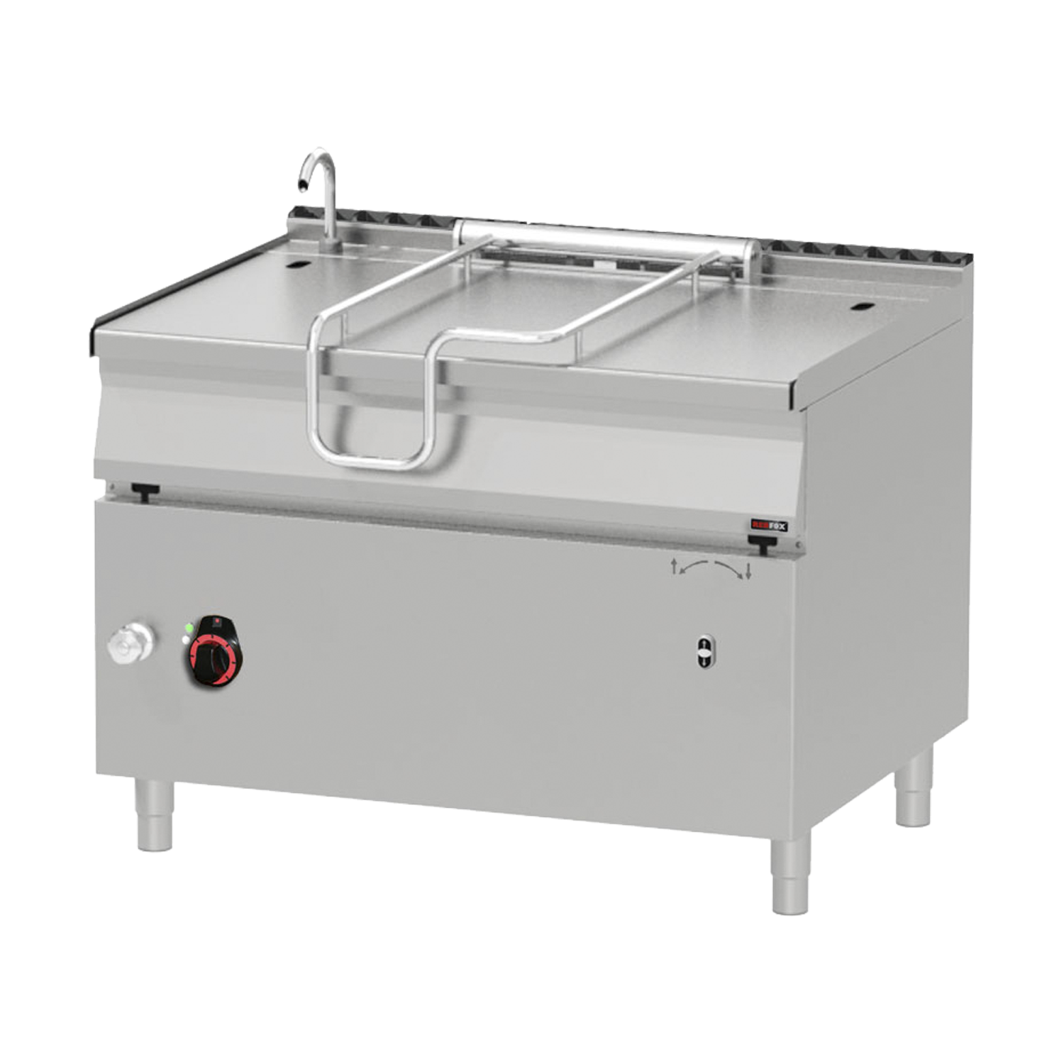 Pánev sklopná automatická 120 l nerezové dno | REDFOX - BRM 90/120 E/N