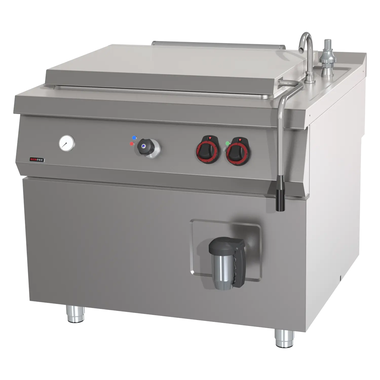 Kotel velkokapacitní elektrický nepřímý 200 l s automatickým dopouštěním | REDFOX - BIQ 90/100 200 E AWF