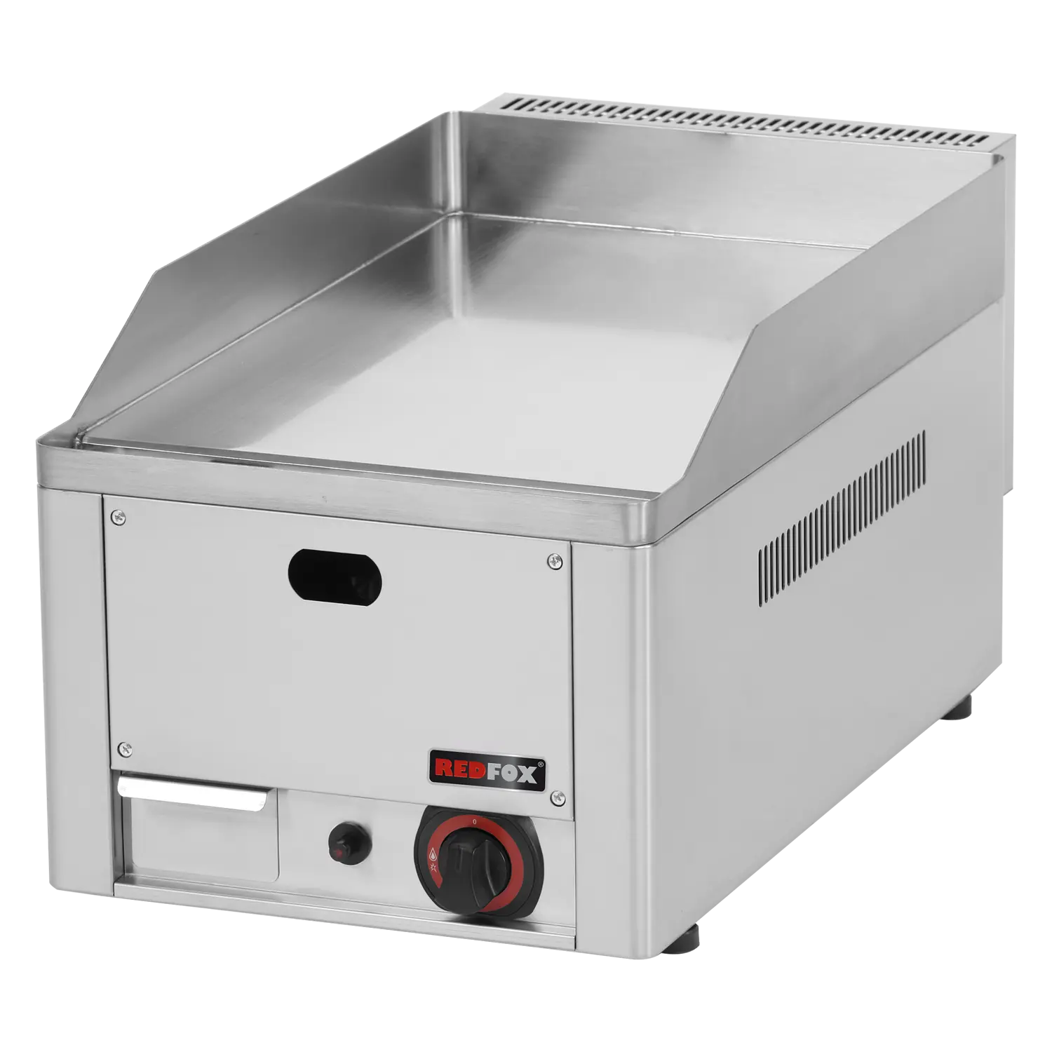 Fry-top griddle plate 32x48 gas chromed smooth counter top | REDFOX - FTHC 30 G