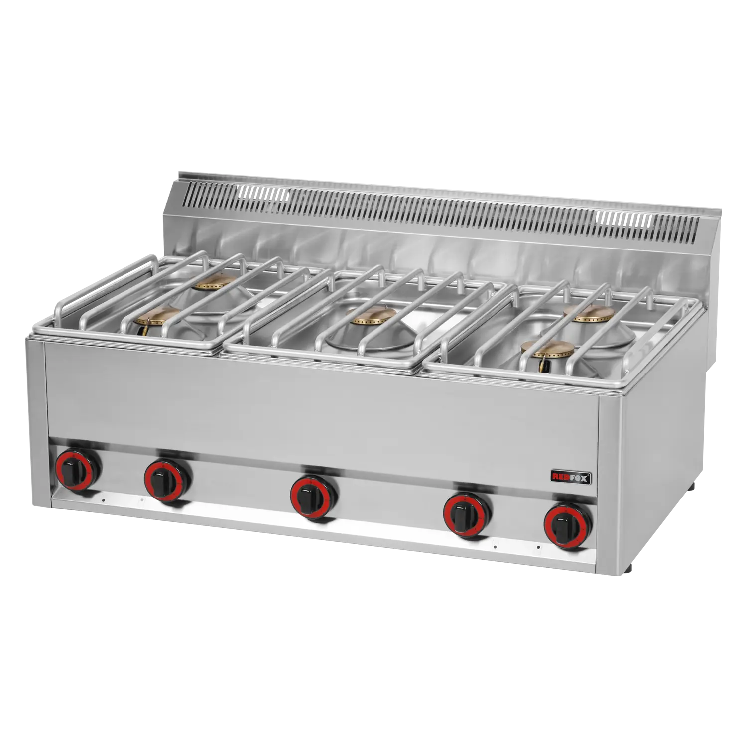 Sporák plynový 5x hořák bez podestavby | REDFOX - SP 90/5 GLS