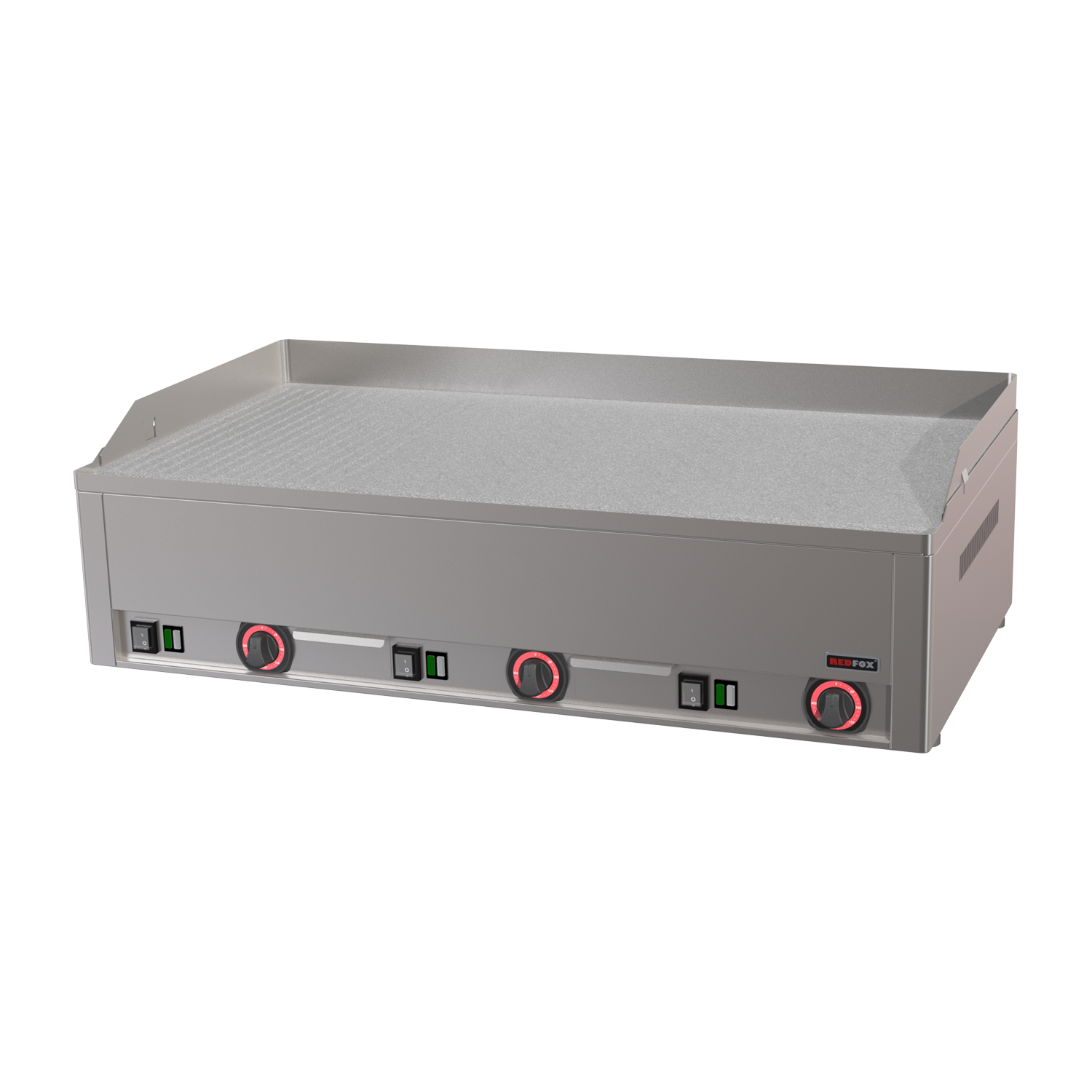 Grilovací deska 97x48 elektrická durable chrom kombinovaná stolní 400 V | REDFOX - FTHRC 90 E