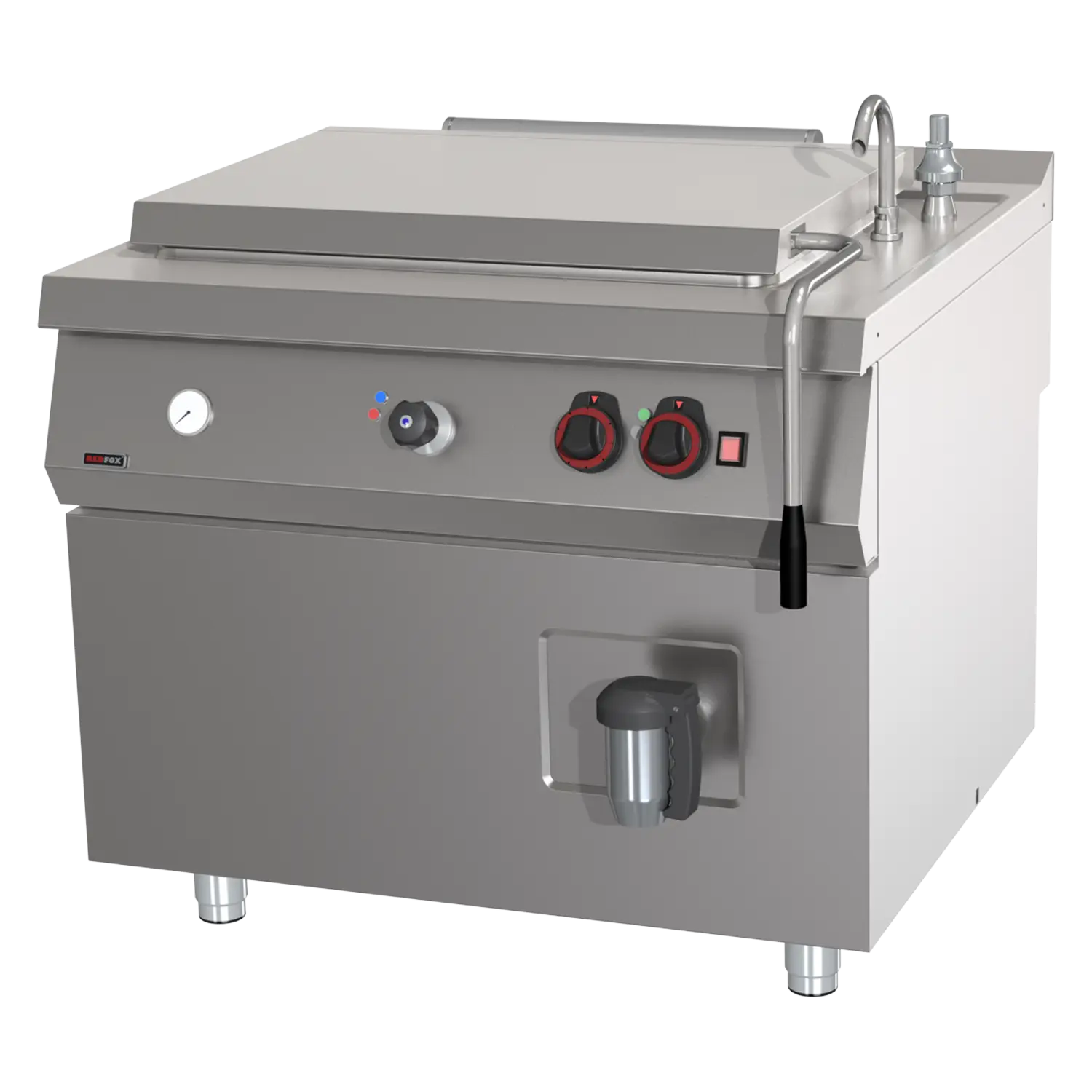 Kotel velkokapacitní plynový nepřímý 200 l s automatickým dopouštěním | REDFOX - BIQ 90/100 200 G AWF