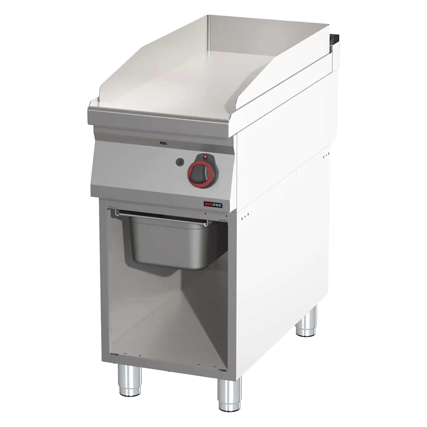 Grilovací deska hladká chrom | REDFOX - FTHC 90/40 G