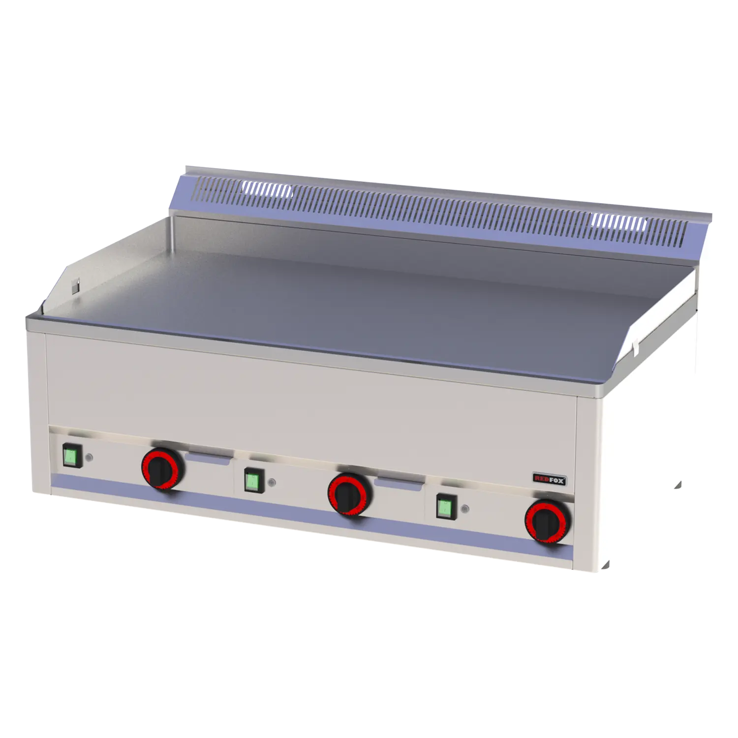 Grilovací deska 97x48 elektrická hladká bez podestavby 400 V | REDFOX - FTH 90 EL