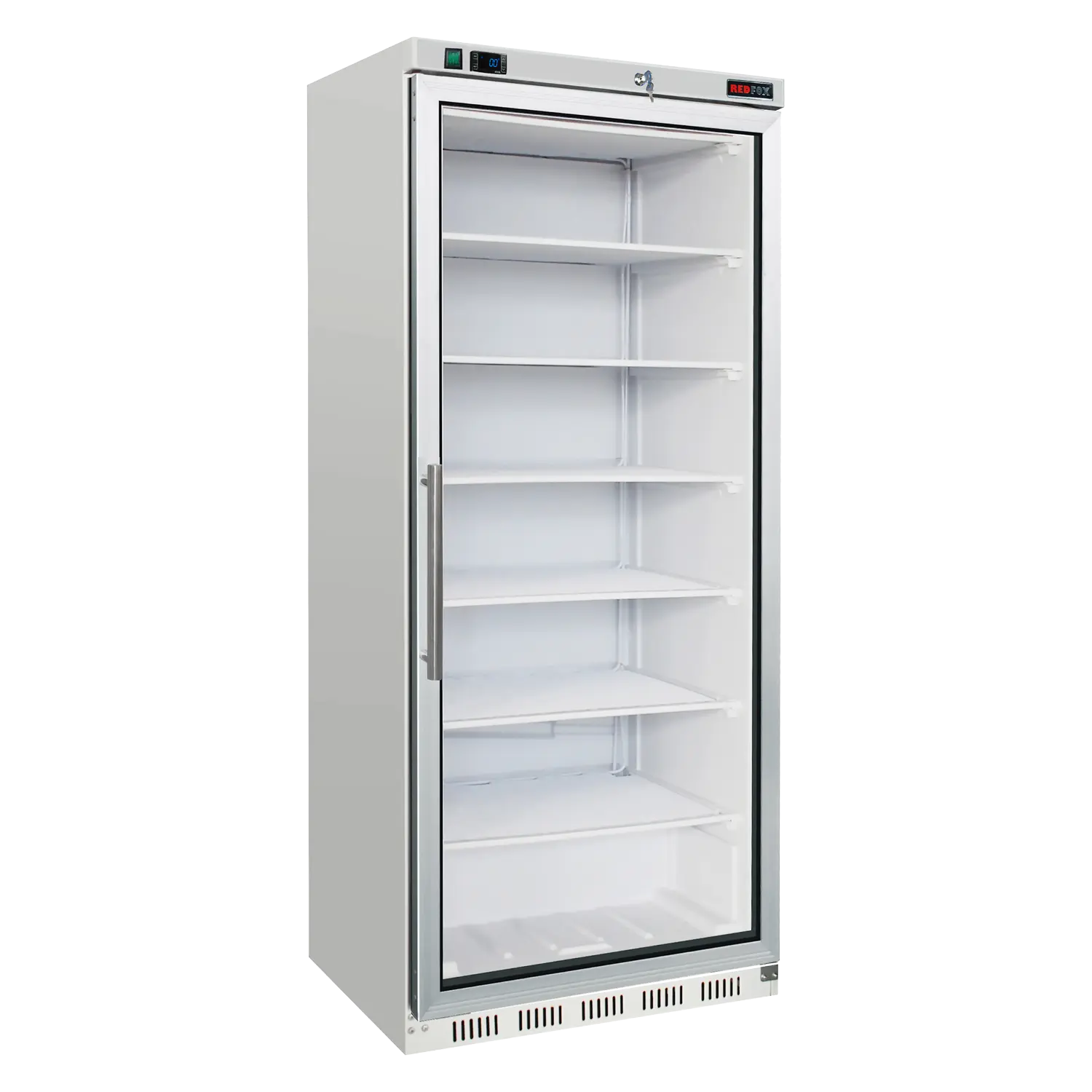 Freezer cabinet 570 l glass door GN 2/1, white | REDFOX - HF 600/G