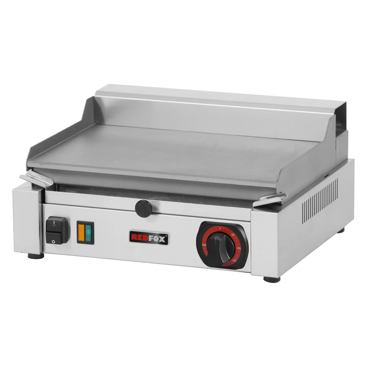 Fry-top griddle plate electric smooth counter top 230 V | REDFOX - PM 2015 BL