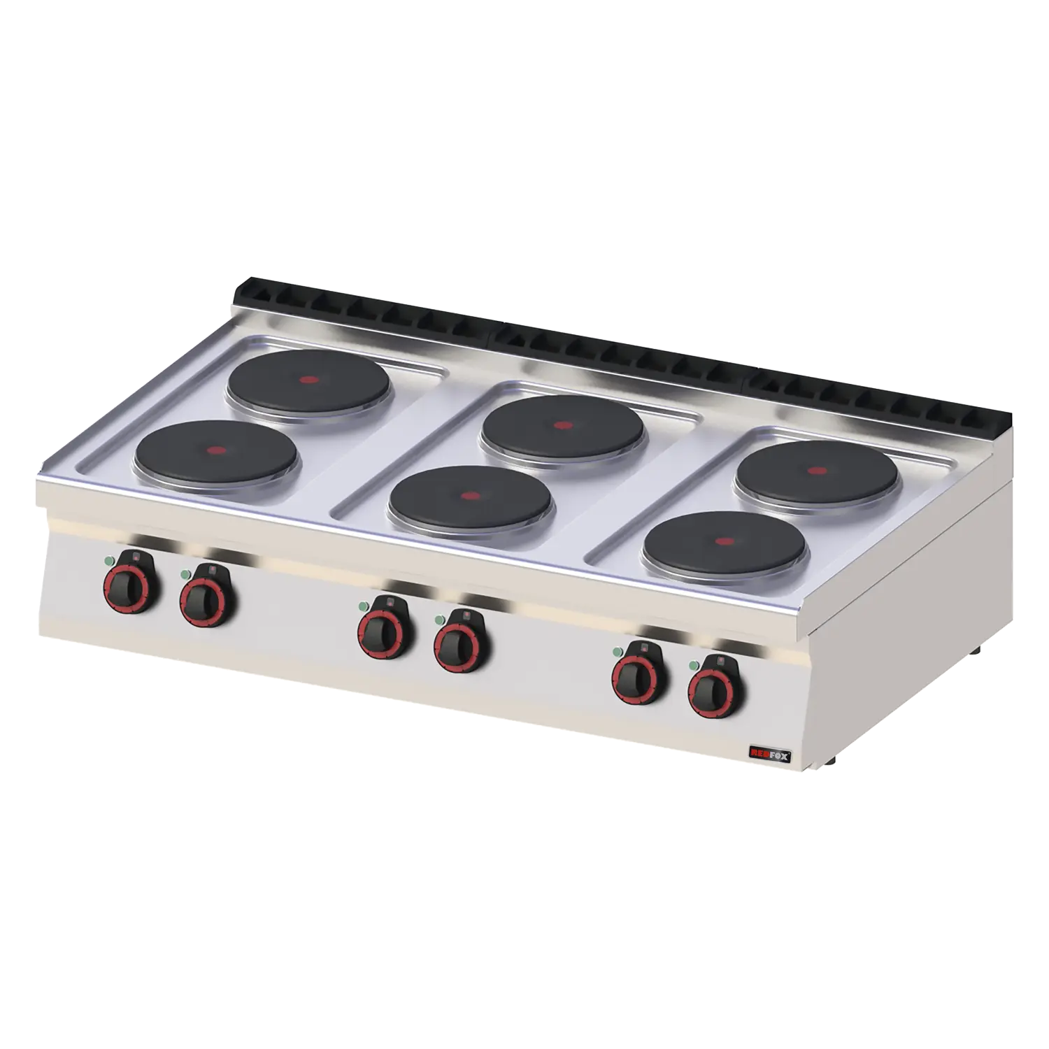 Sporák elektrický 6x plotýnka bez podestavby 400 V | REDFOX - SP 70/012 E