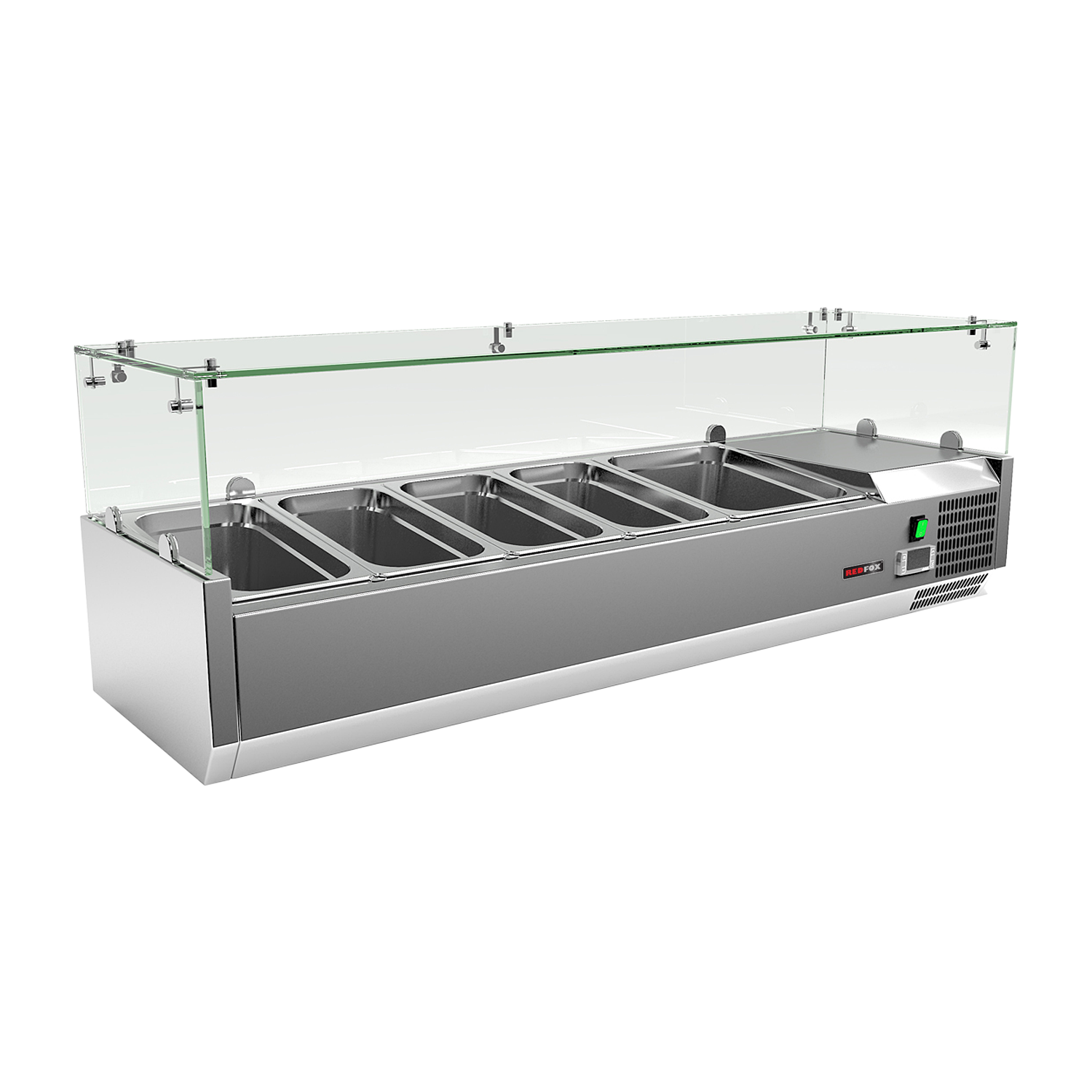 Cooling display 1x GN 1/2 + 4x GN 1/3 | REDFOX - MCH 3140