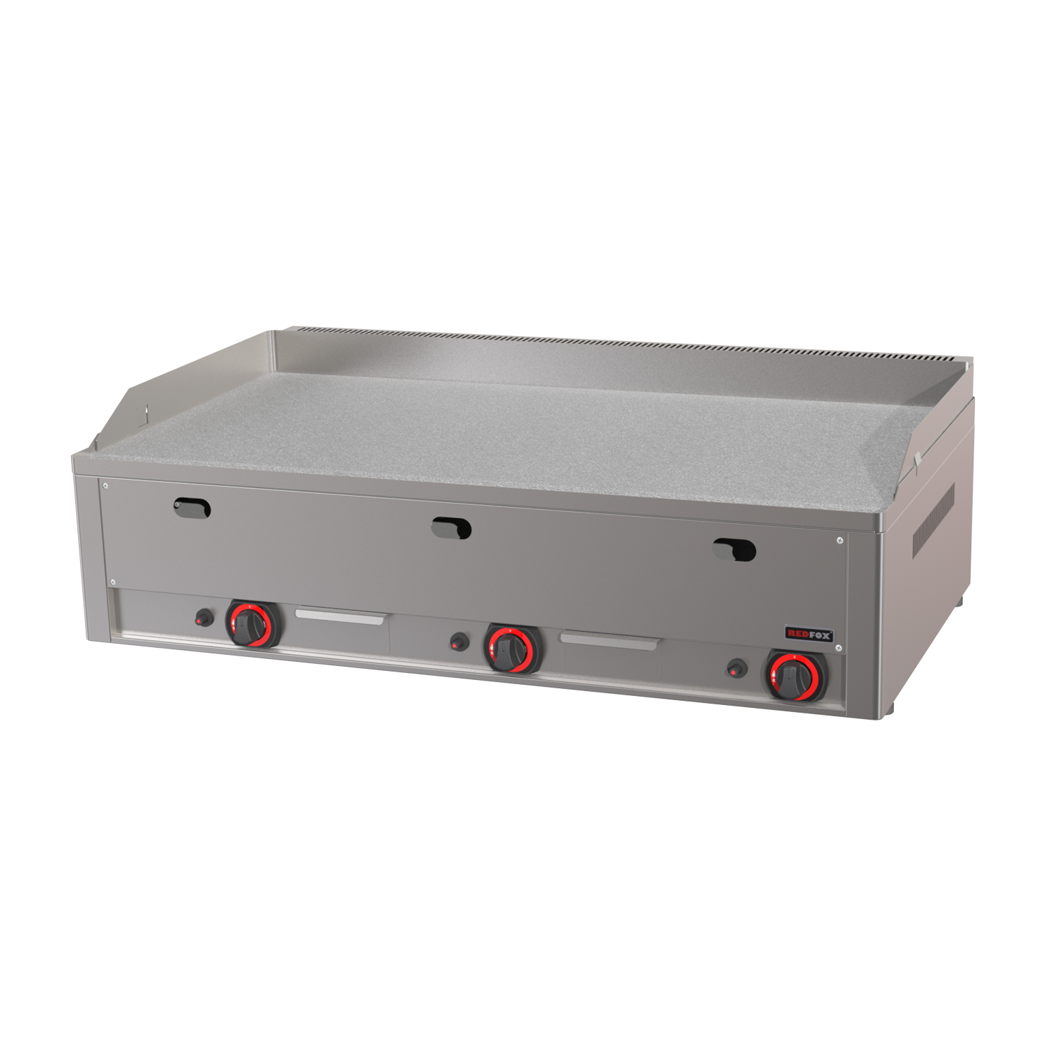 Grilovací deska 97x48 plynová durable chrom hladká stolní | REDFOX - FTHC 90 G