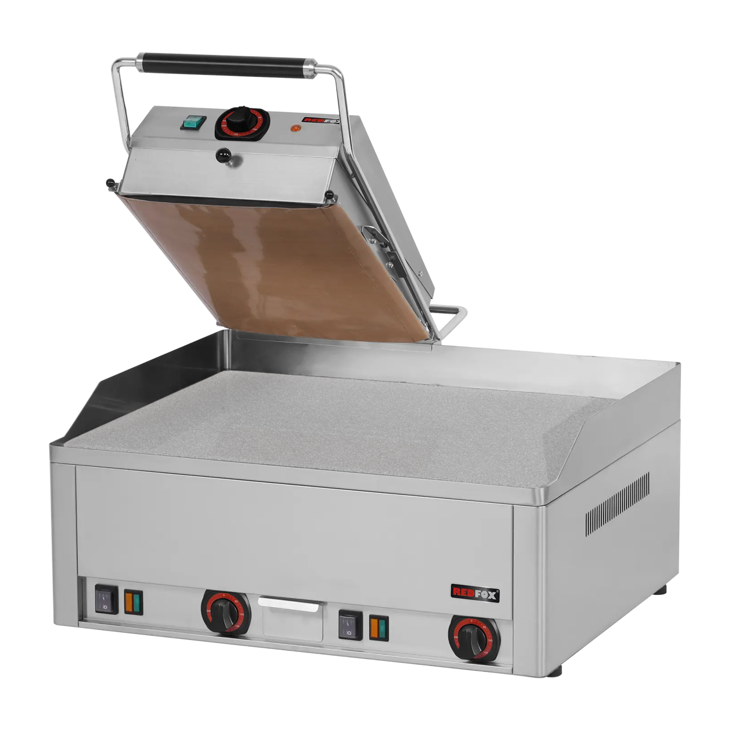 Steak grill electric double 65x48 table durable chrome | REDFOX - KD 63 E