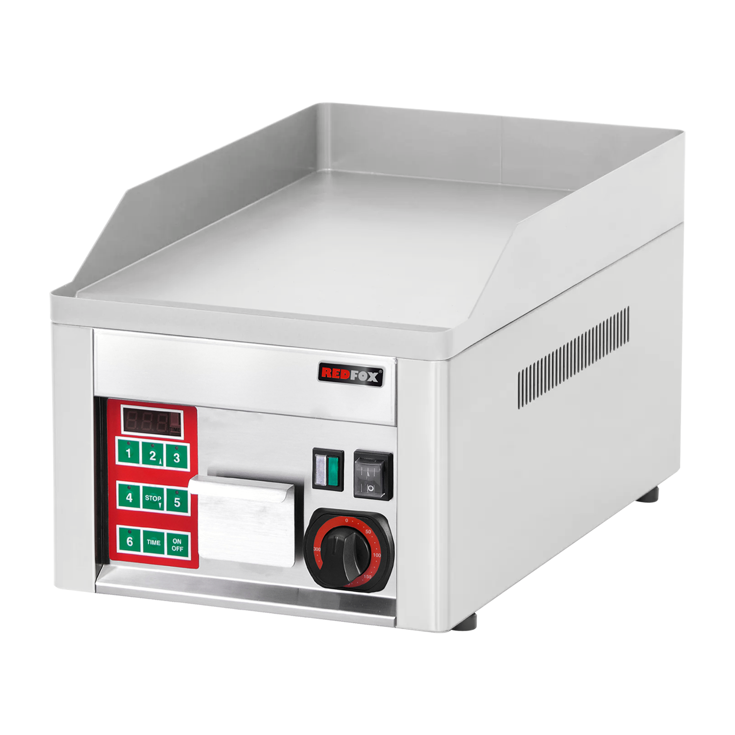 Grilovací deska hladká s digitálním časovačem | REDFOX - FTHC 30 ED