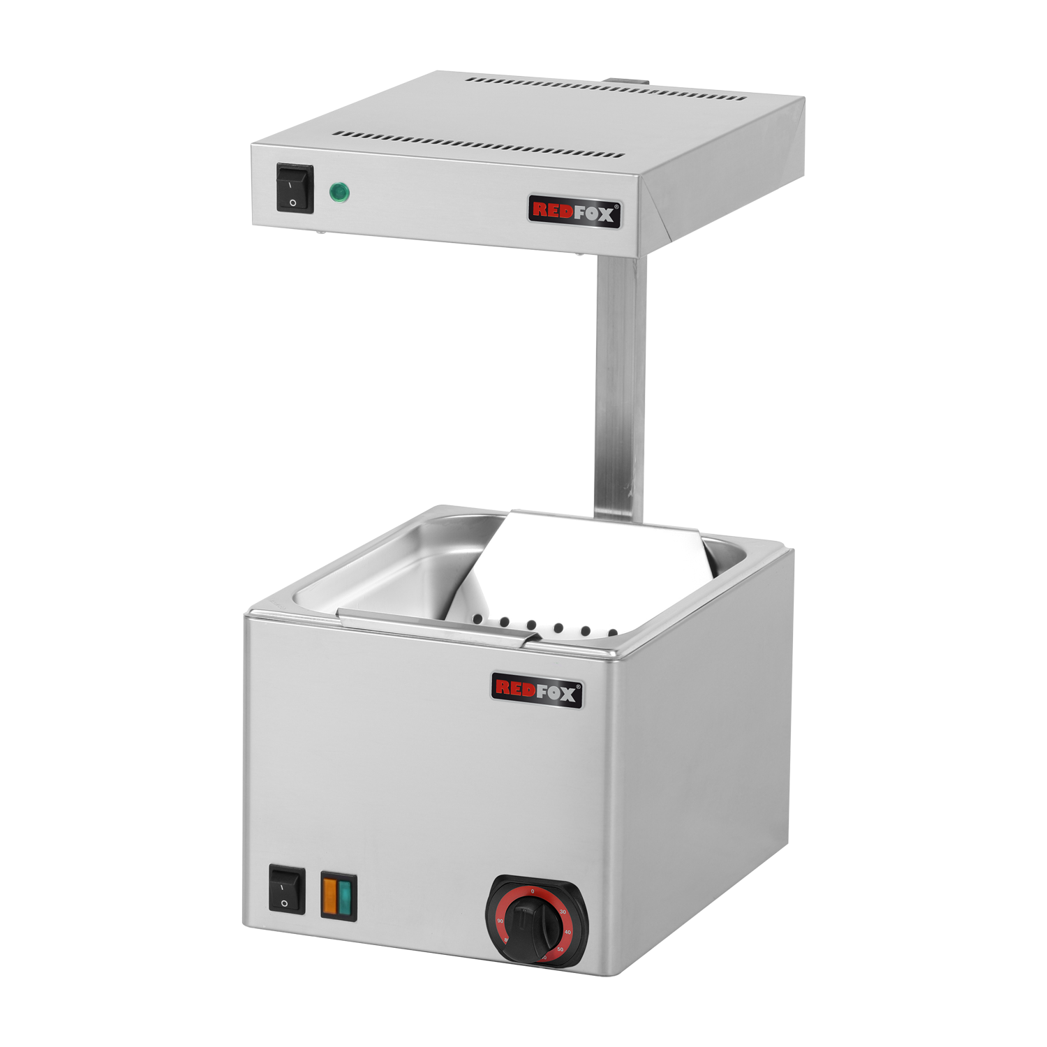 Chip scuttle  + infrared heat lamp | REDFOX - UH 12/IL 1