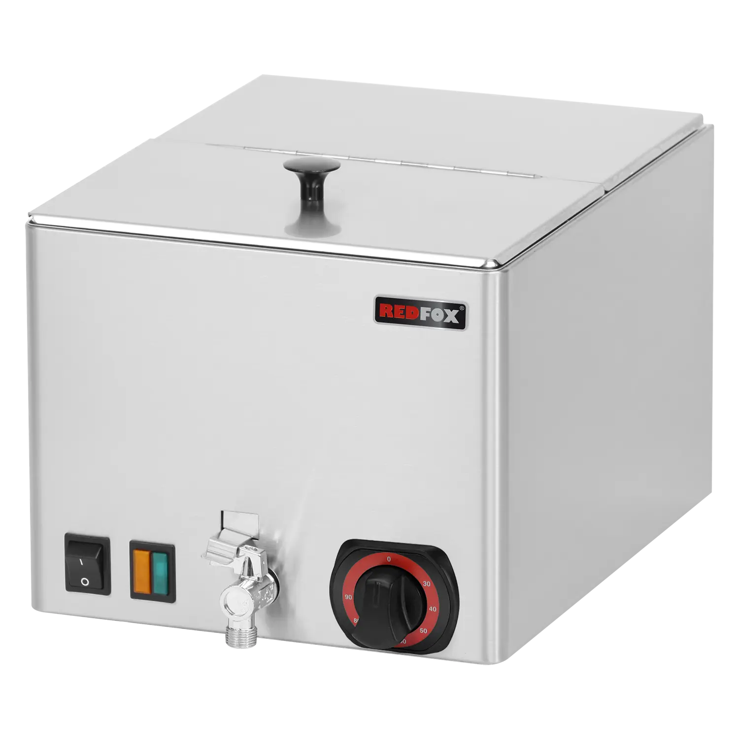 Sausage/vegetable steamer with tap GN 1/2 | REDFOX - WEV 12