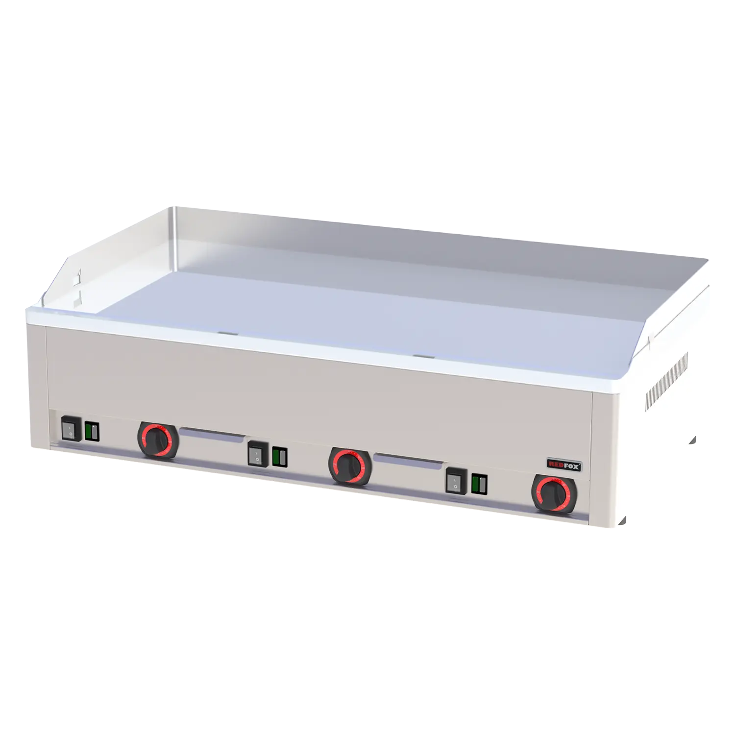 Grilovací deska 97x48 elektrická chromovaná hladká stolní 400 V | REDFOX - FTHC 90 E