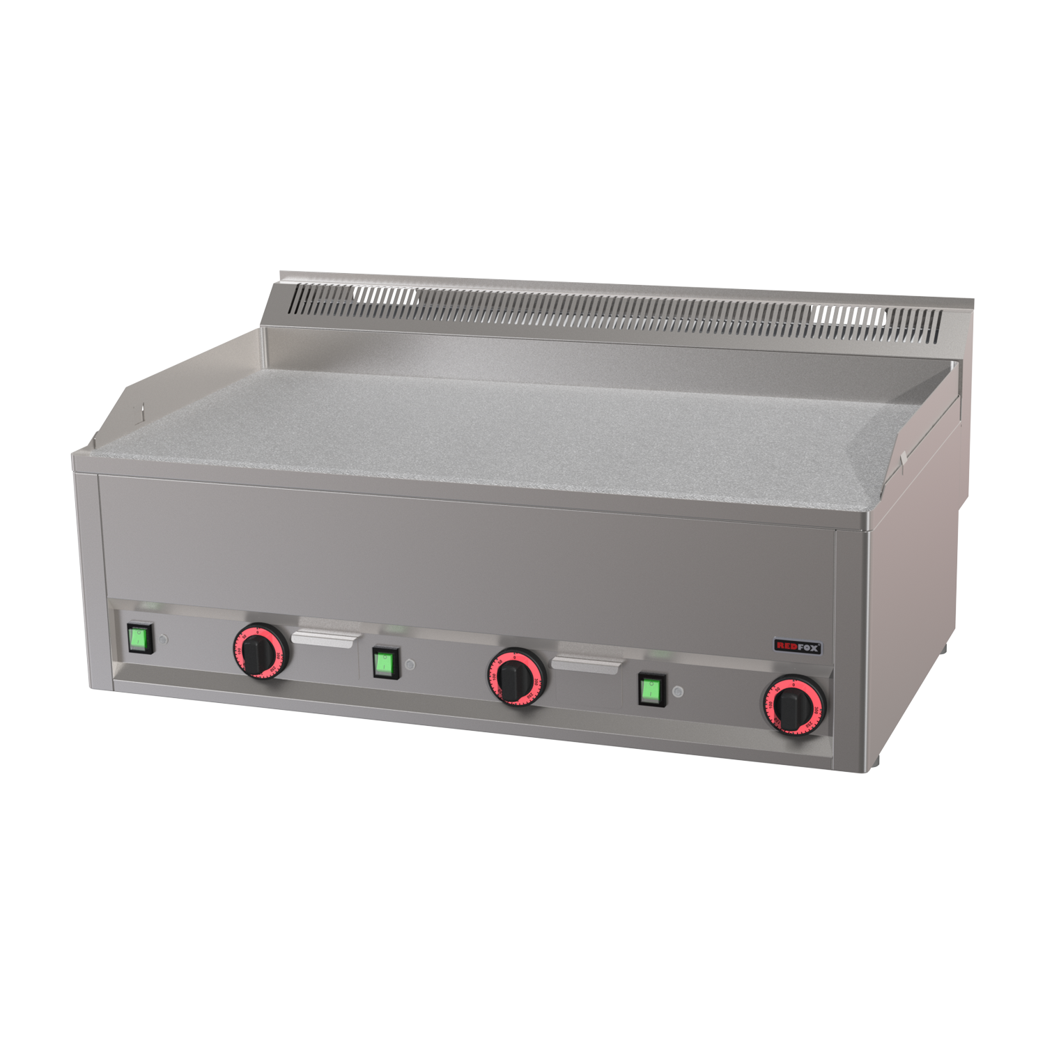 Grilovací deska 97x48 elektrická durable chrom hladká bez podestavby 400 V | REDFOX - FTHC 90 EL