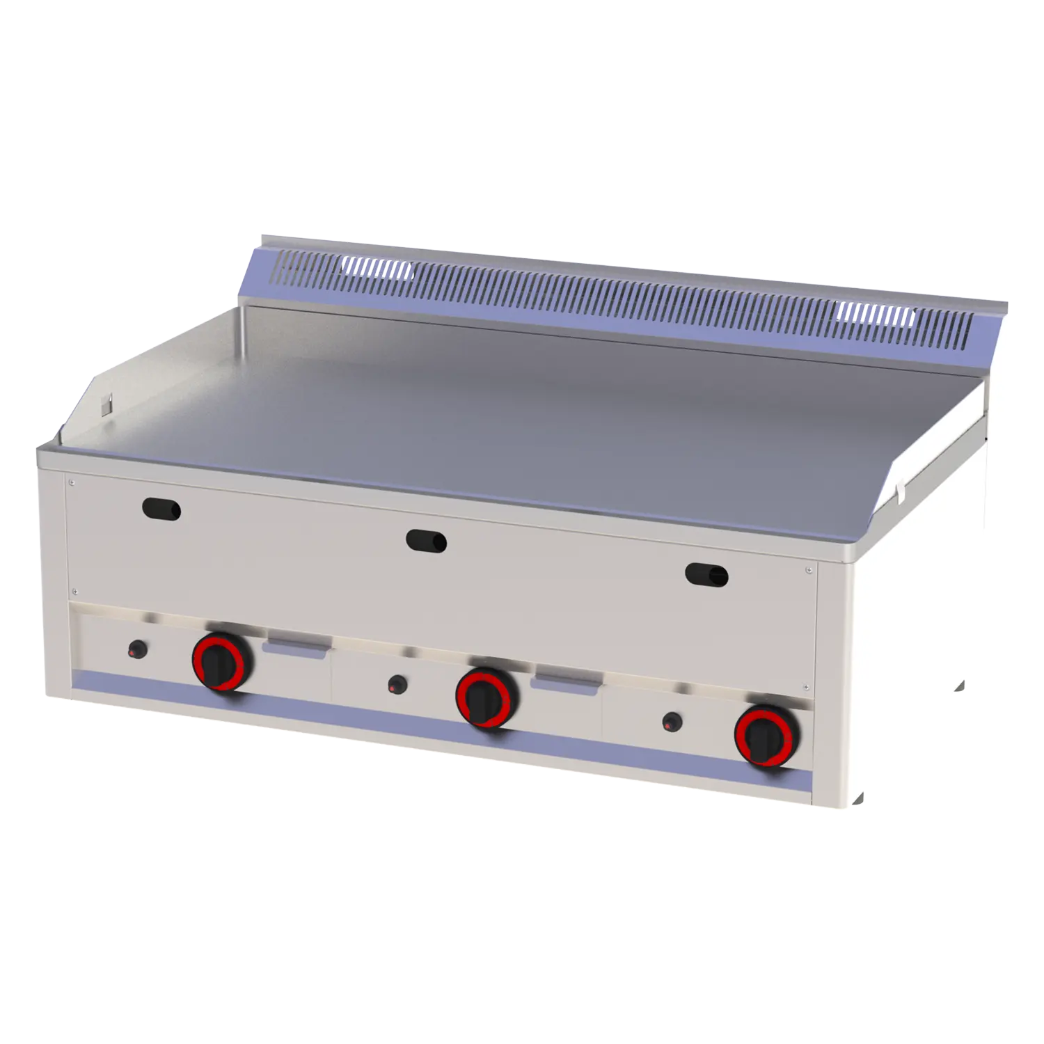 Grilovací deska 97x48 plynová hladká bez podestavby | REDFOX - FTH 90 GL