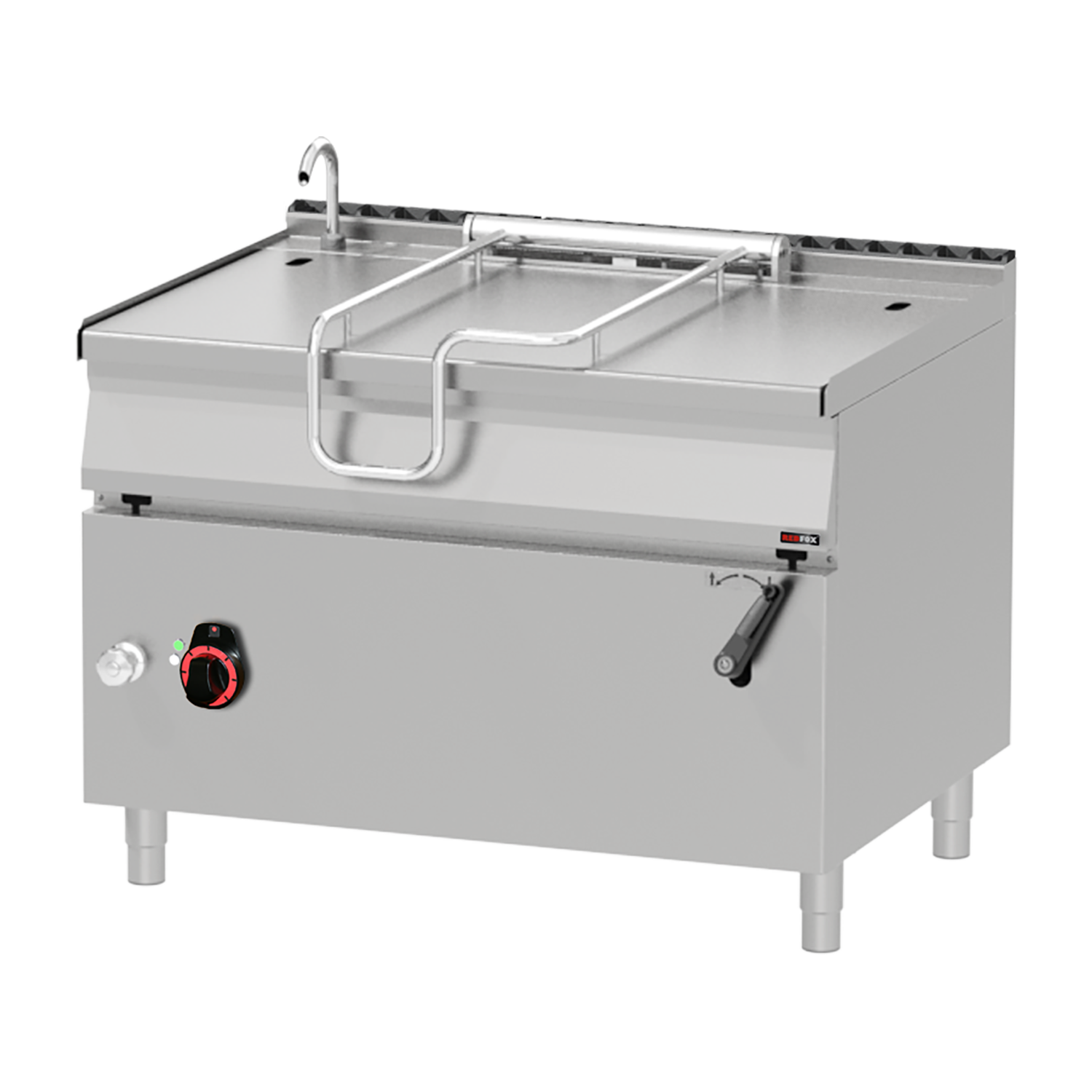 Pánev sklopná elektrická nerez 120 l | REDFOX - BR 90/120 E/N