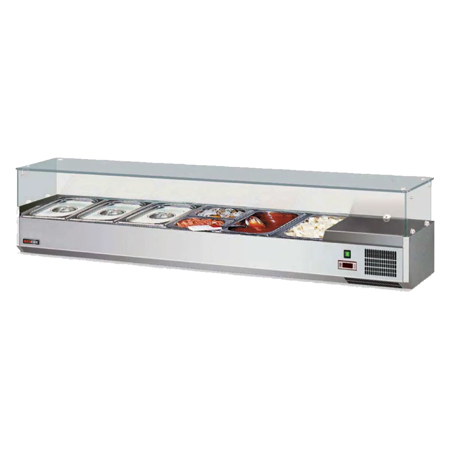 Cooling display GN 1/3 150 cm | REDFOX - VCH 3150