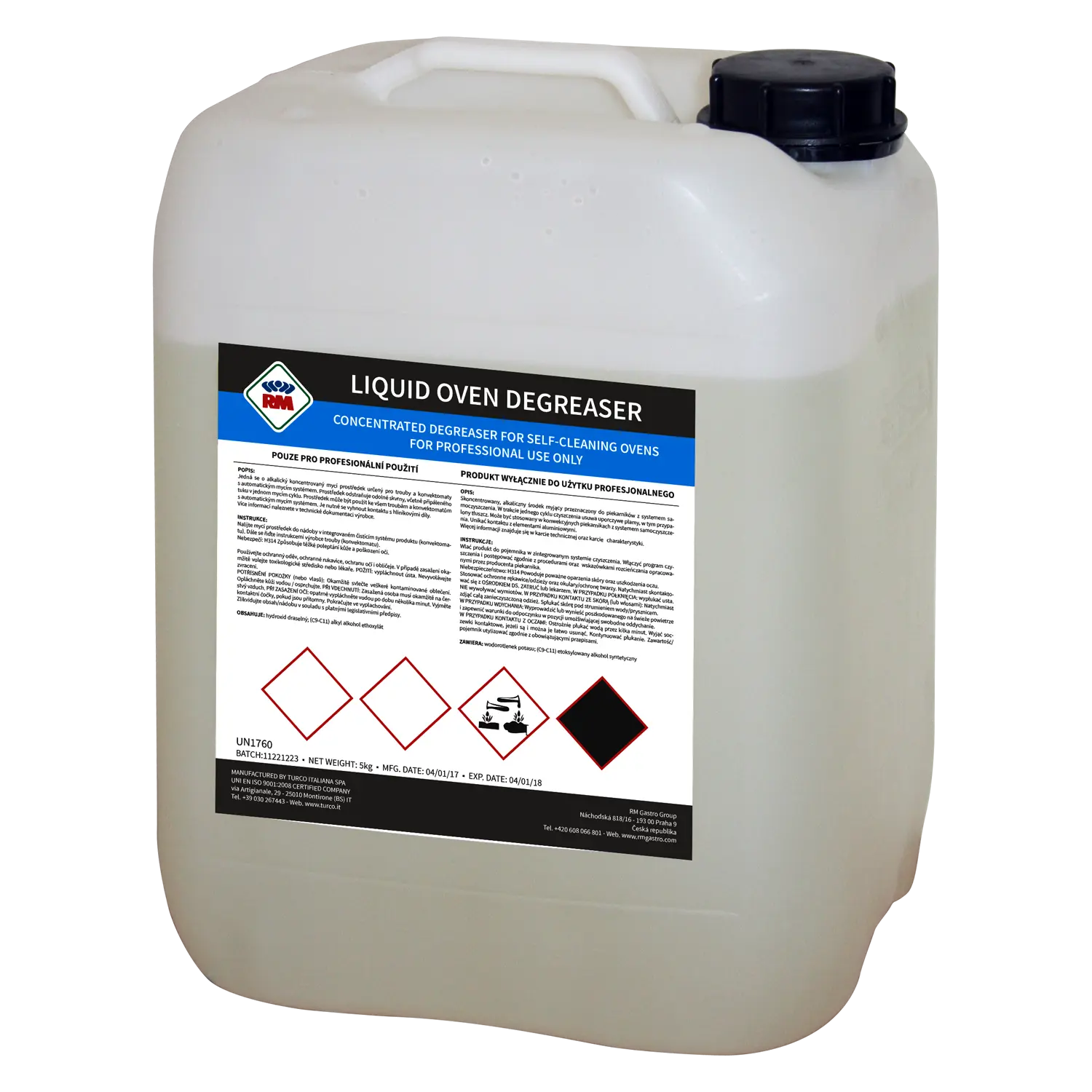 Chemie pro konvektomaty mycí prostředek 5 kg | RM + REDFOX - ST M5