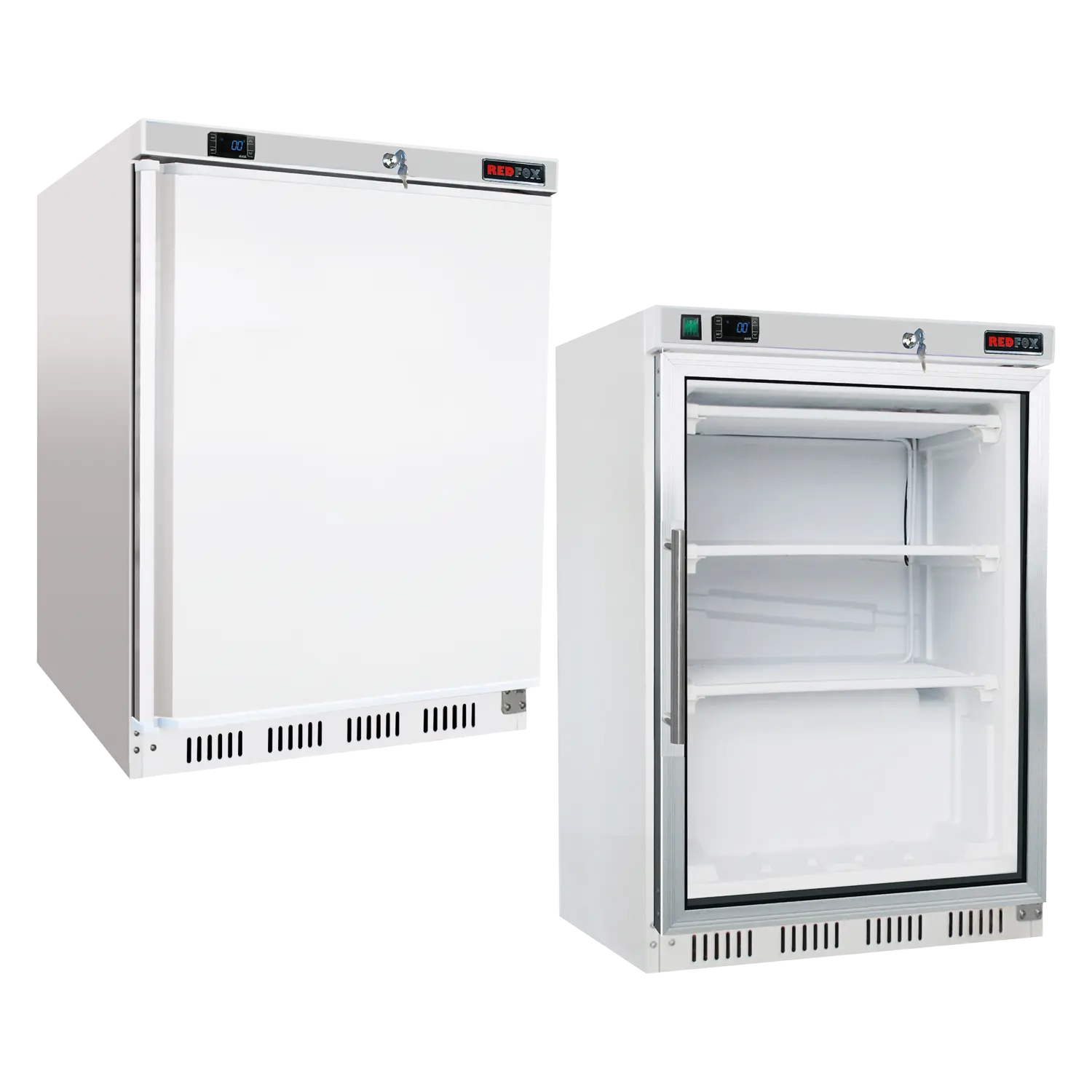 Freezing cabinet 130 l 3x shelf, white | REDFOX - HF 200