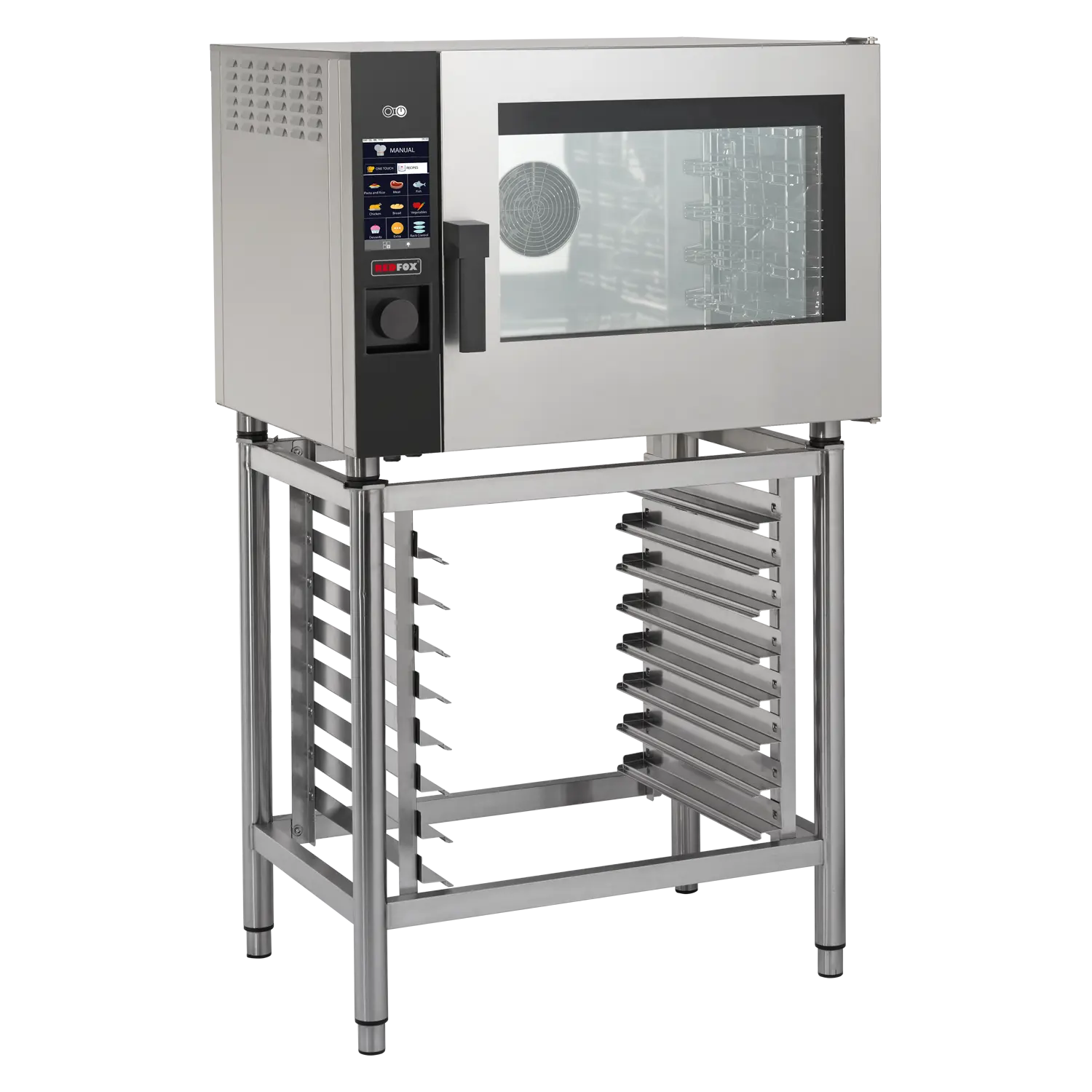 Konvektomat elektrický 5x GN 1/1 zesílená verze nástřik dotykový barevný pravé dveře | REDFOX - MPD 0511 X ER