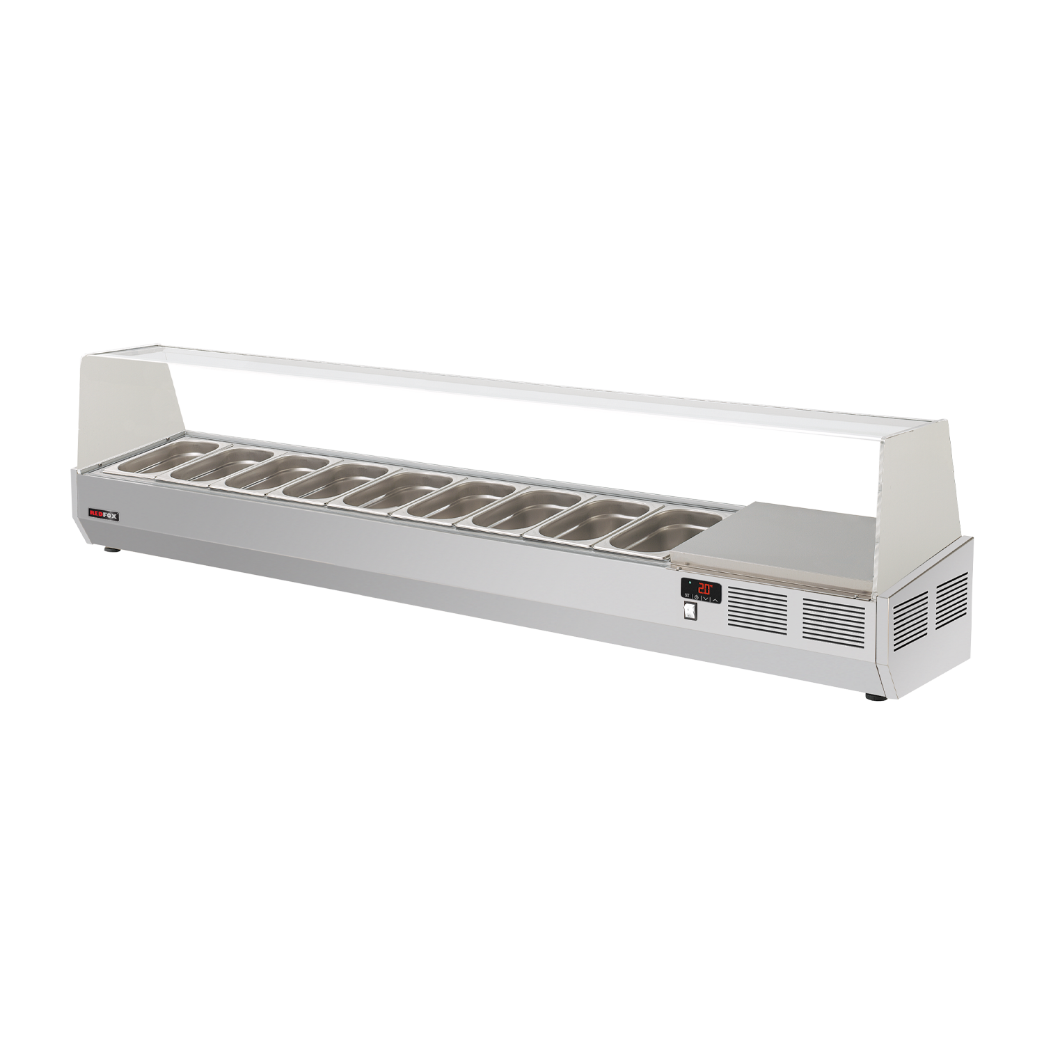 Cooling display 200 cm GN 1/4 pro RTP 3D | REDFOX - RCH 4200 