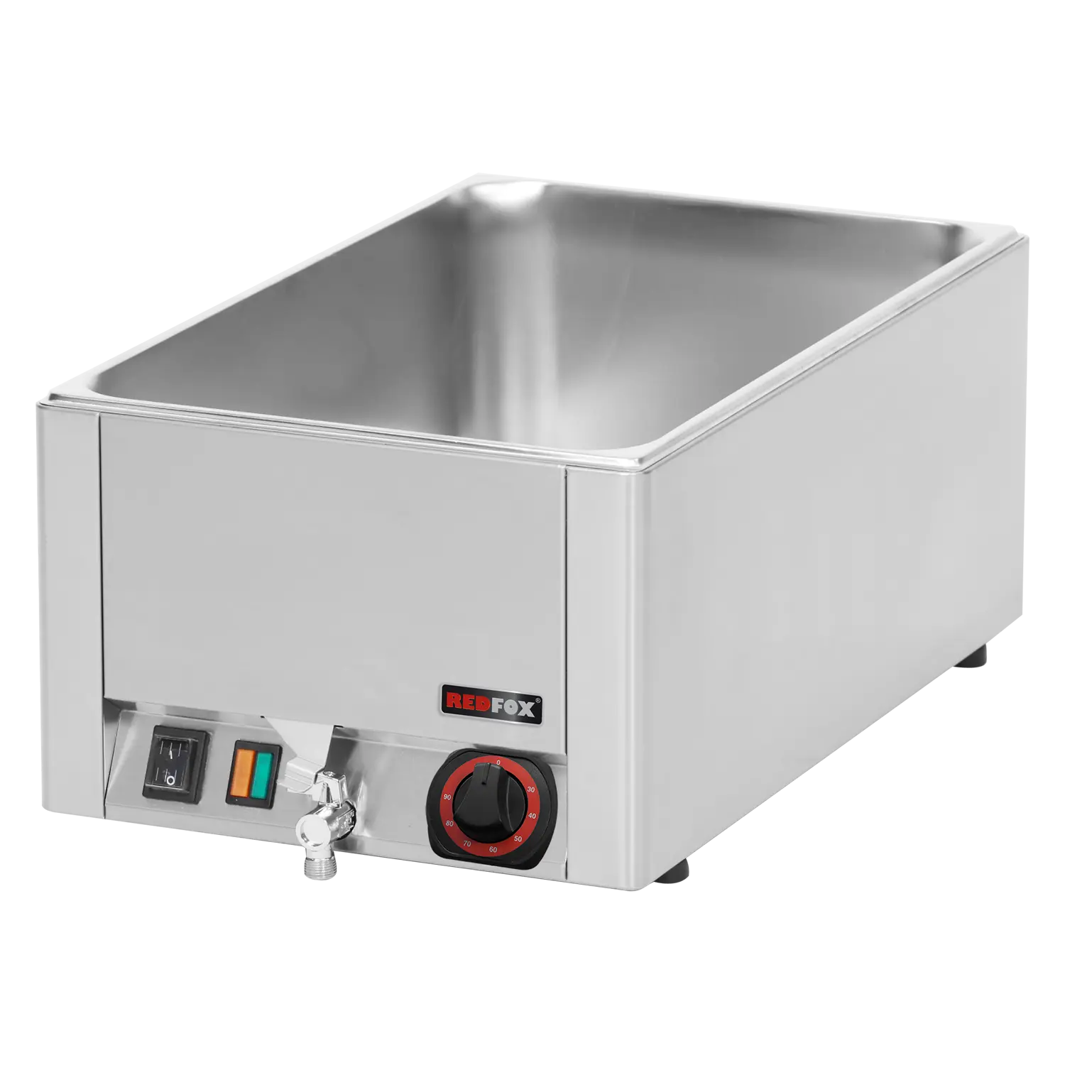 Bain marie electric GN 1/1 - 150 with drain tap | REDFOX - BMV 1115
