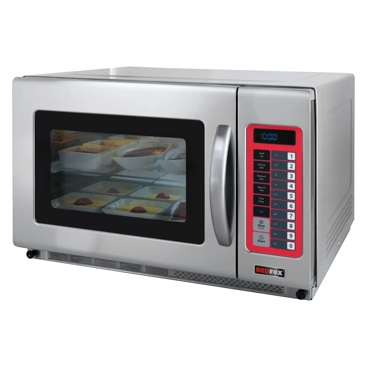 Commercial microwave oven touch digital touch control 2 magnetrons | REDFOX - MWP 2152-35 E/N