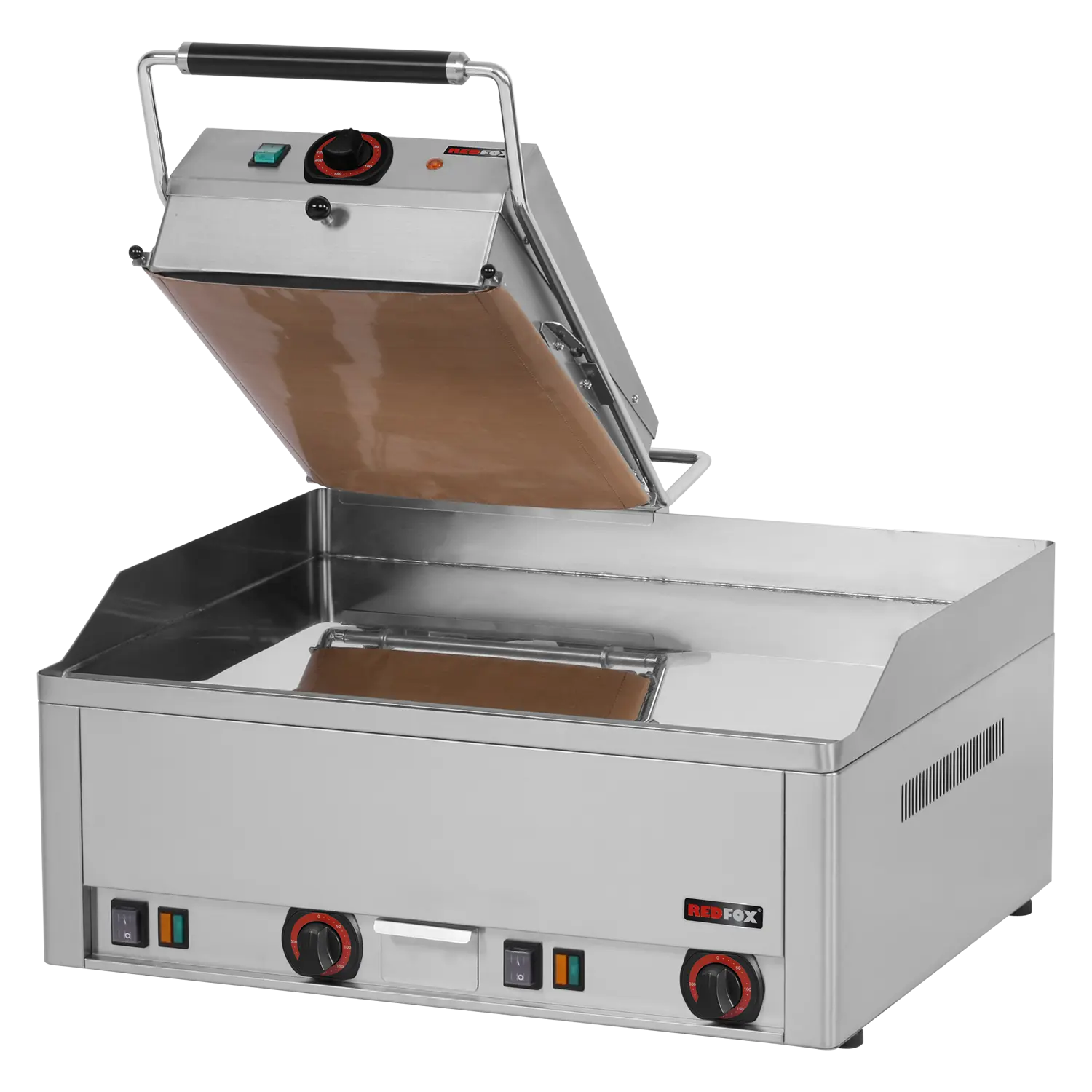 Clam grill electric 2 cooking areas 65x48 counter top | REDFOX - KD 63 E