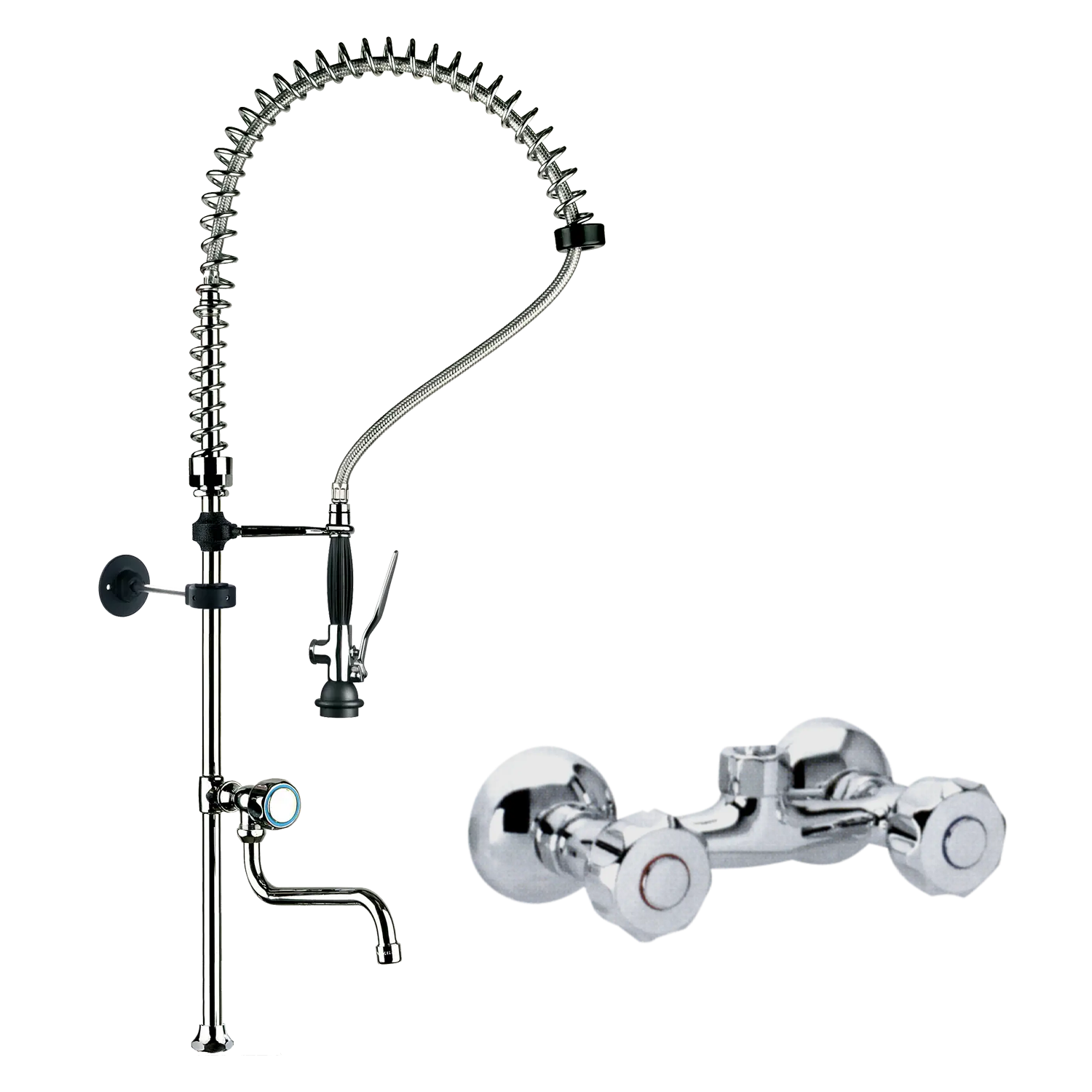 Sprcha ze zdi s ramínkem a s baterií | REDFOX - DOC 4+