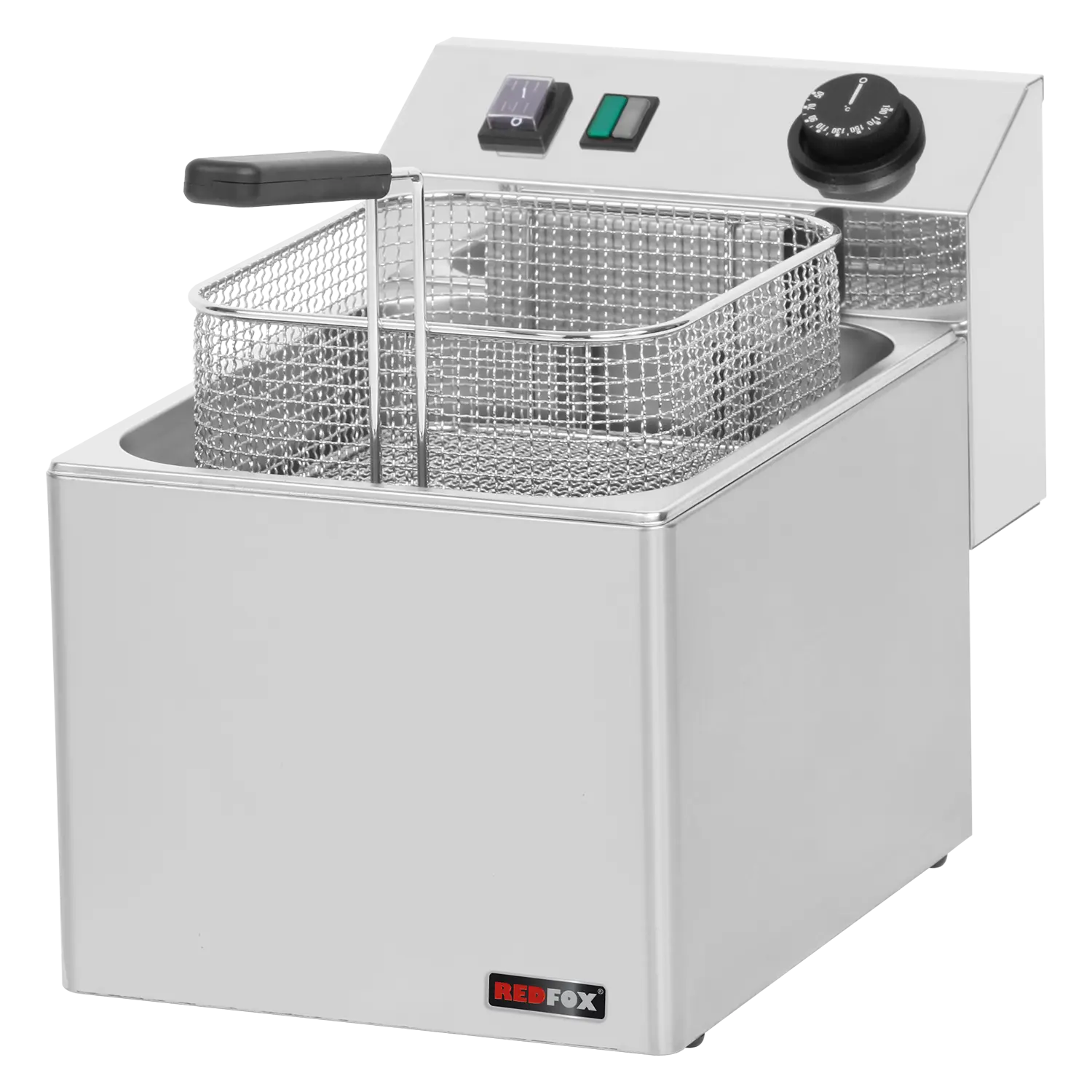 Electric fryer 0,38 kW/l, 8 l counter top 230 V | REDFOX - FE 07 E