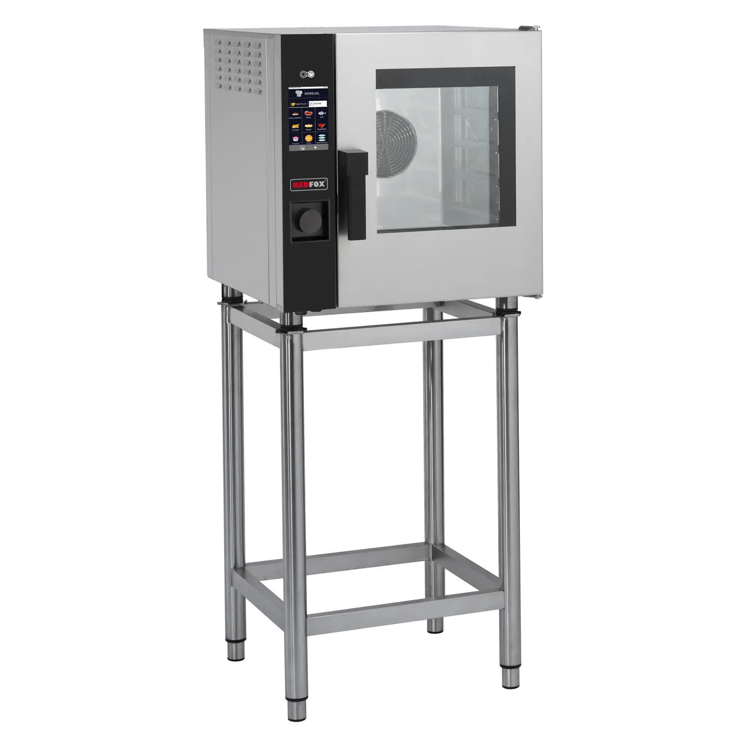 Konvektomat elektrický 5x GN 2/3 nástřik dotykový barevný pravé dveře | REDFOX - MPD 0523 ER