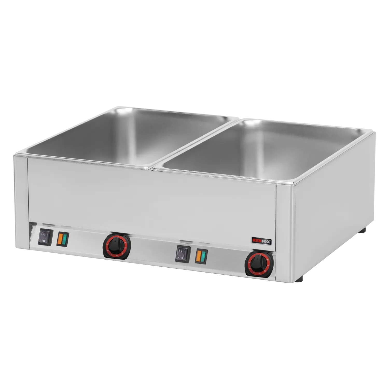Bain marie electric 2x GN 1/1 - 150 counter top  | REDFOX - BM 2115