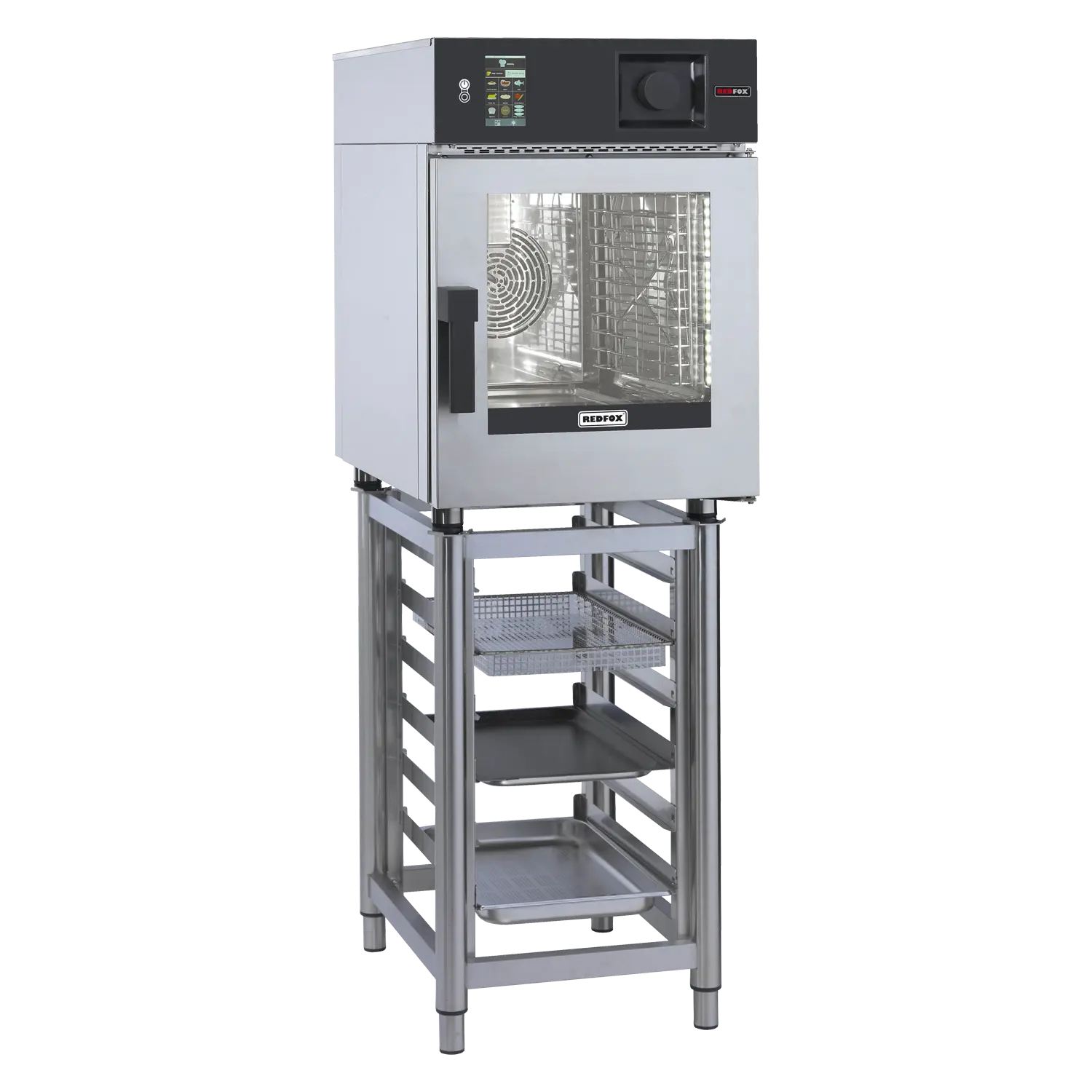 Konvektomat MINI elektrický 6x GN 2/3 automatické mytí nástřik dotykový ovládací panel 5´´ 400 V | REDFOX - MSDBD 0623 E