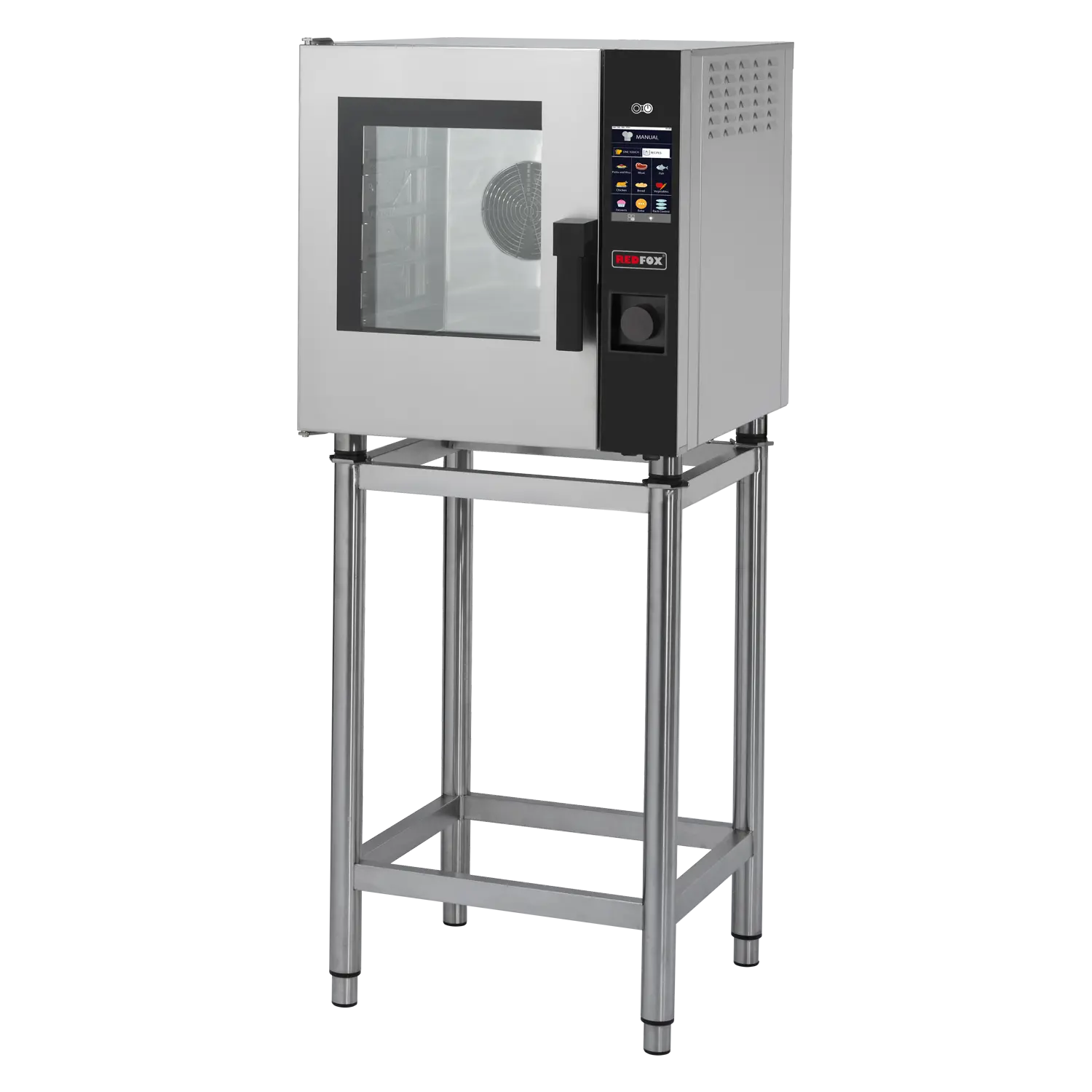 Konvektomat elektrický 5x GN 2/3 zesílená verze nástřik dotykový barevný levé dveře | REDFOX - MPD 0523 X EL