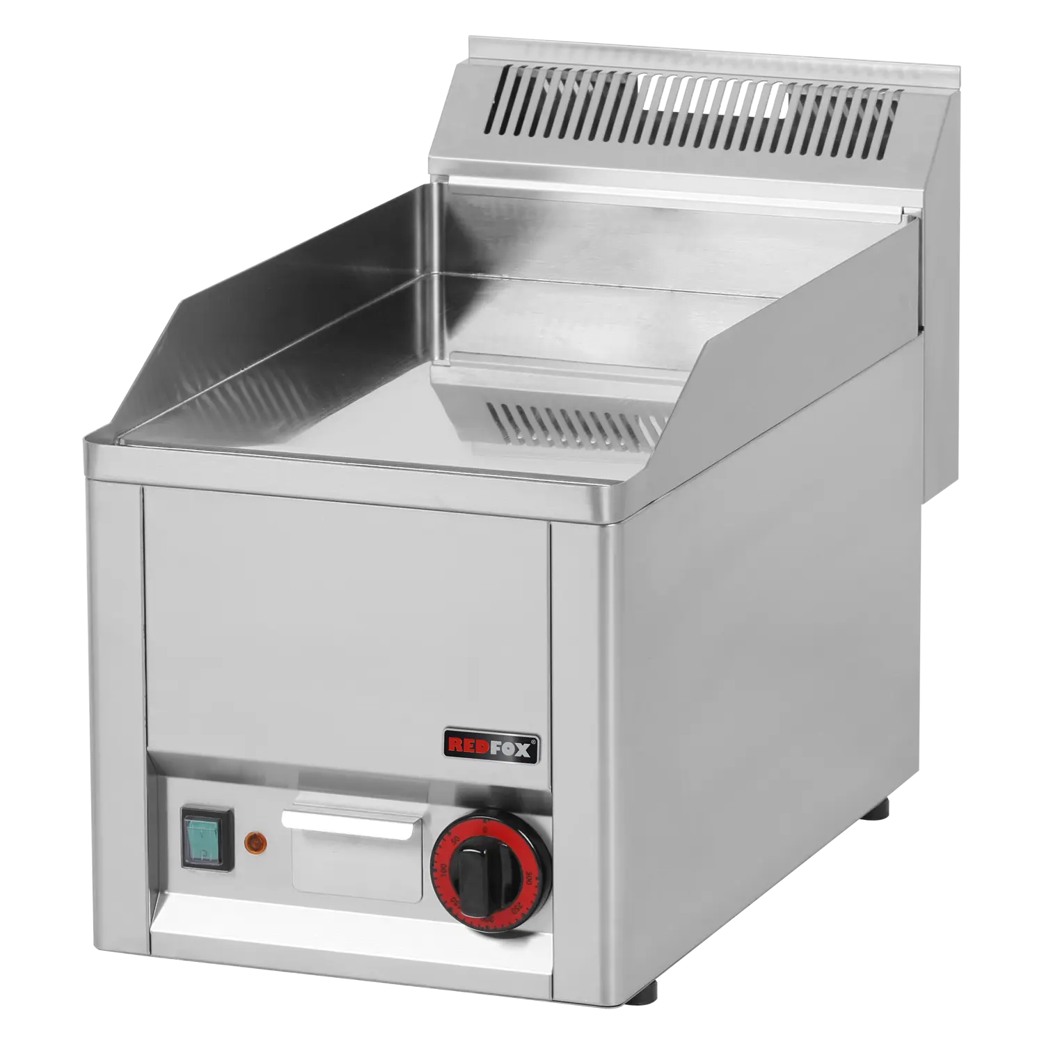 Grilovací deska 32x48 elektrická chromovaná hladká bez podestavby 230 V | REDFOX - FTHC 30 EL