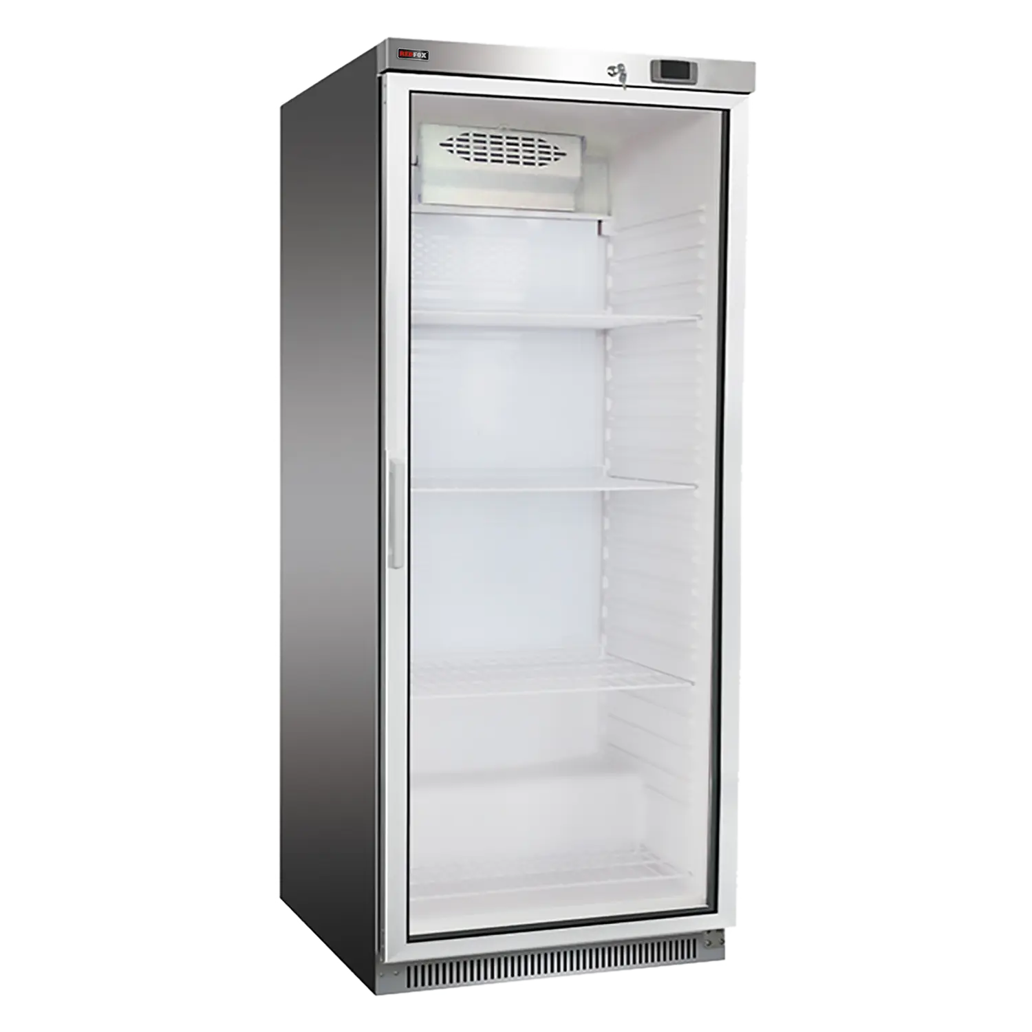 Cooling cabinet 570 l glass door GN 2/1 stainless steel | REDFOX - DR 600 GS