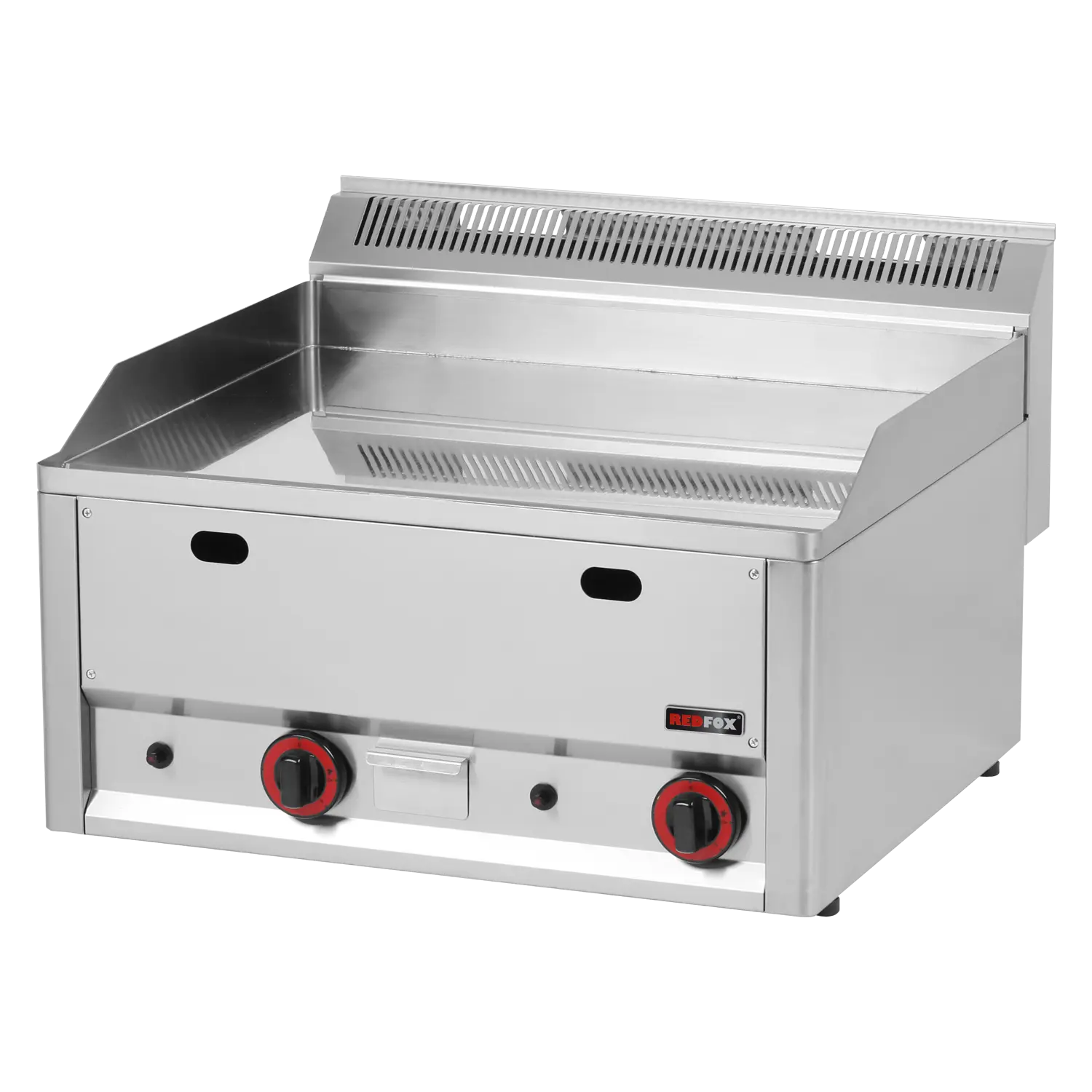 Grilovací deska 65x48 plynová chromovaná hladká bez podestavby | REDFOX - FTHC 60 GL