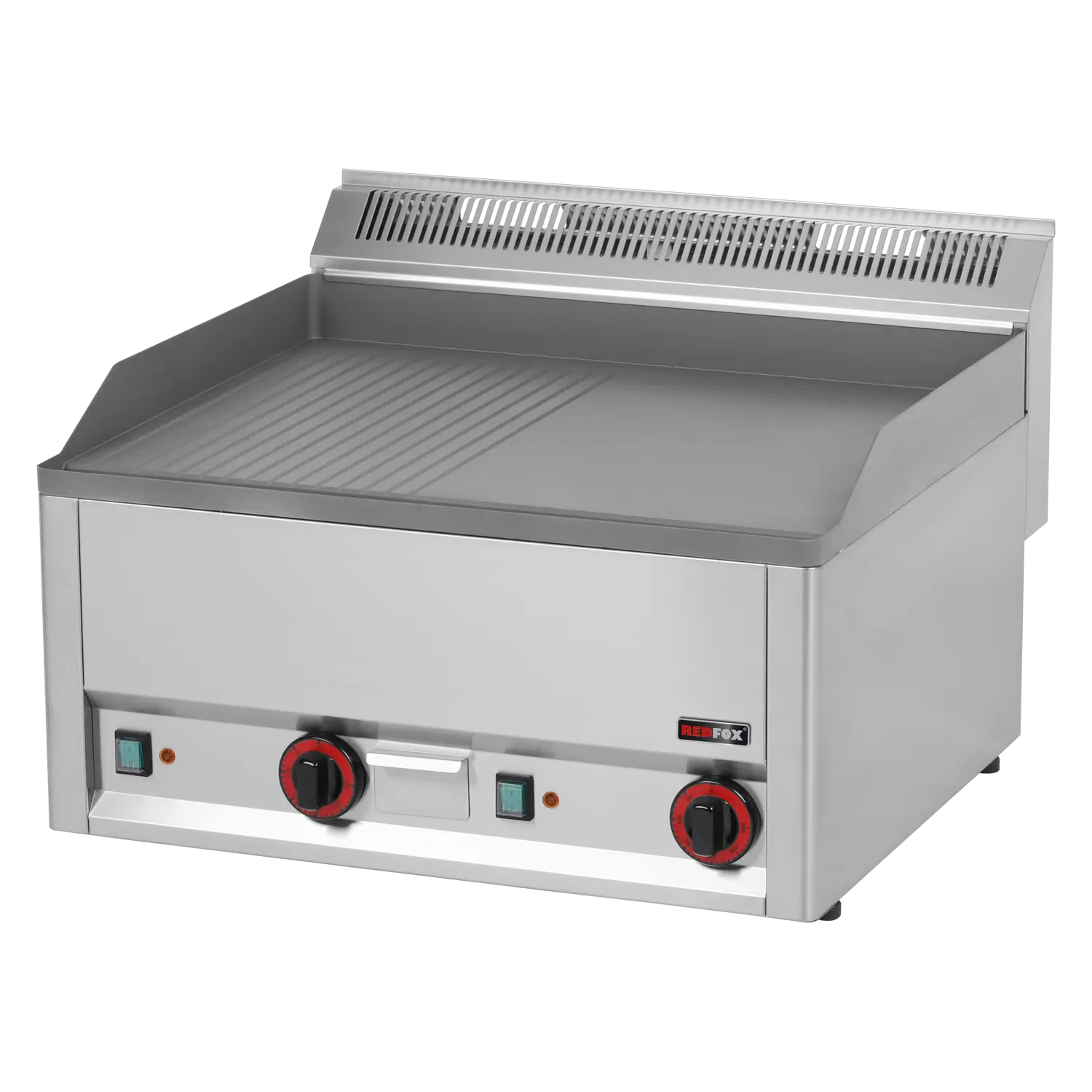 Grilovací deska 65x48 elektrická kombinovaná bez podestavby 400 V | REDFOX - FTHR 60 EL