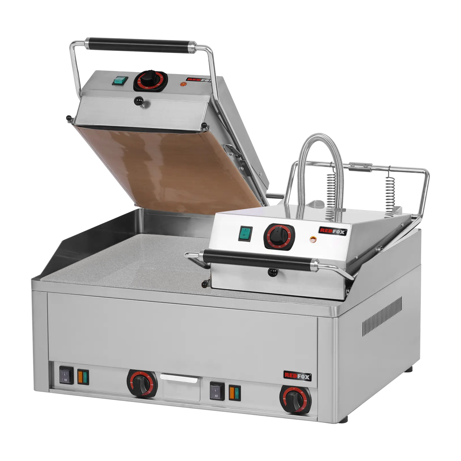 Steak grill electric double 65x48 table durable chrome | REDFOX - KD 66 E